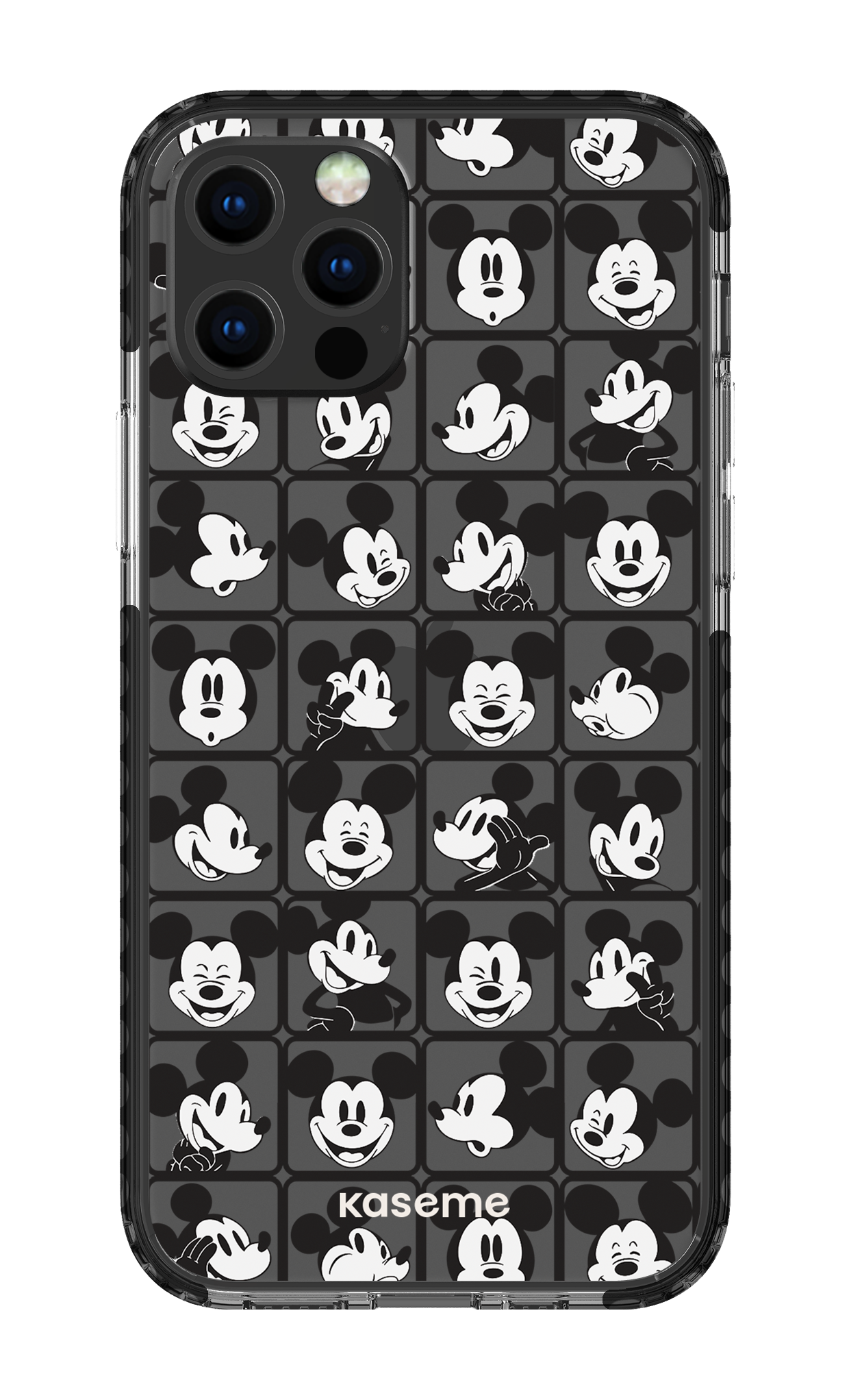 Whimsy Clear Case - iPhone 12 pro Clear Case Black