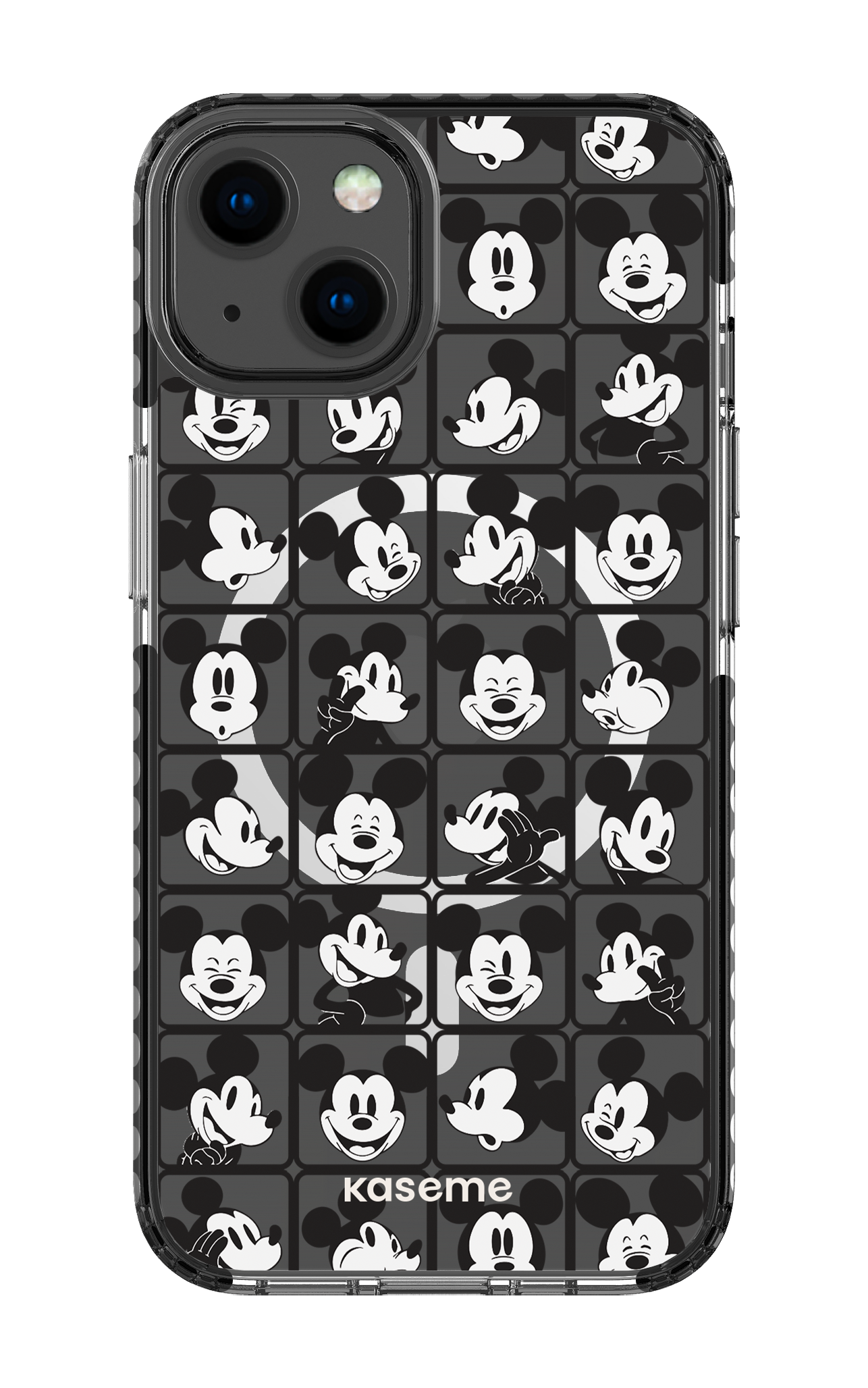 Whimsy Clear Case - iPhone 13 Clear Case Magsafe - Black