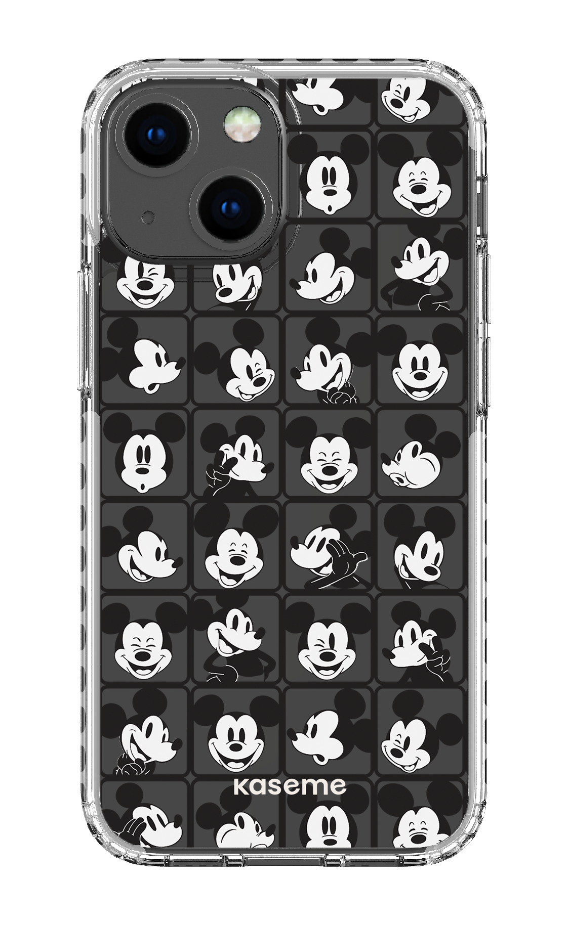 Whimsy Clear Case - iPhone 13 Mini Clear Case - White