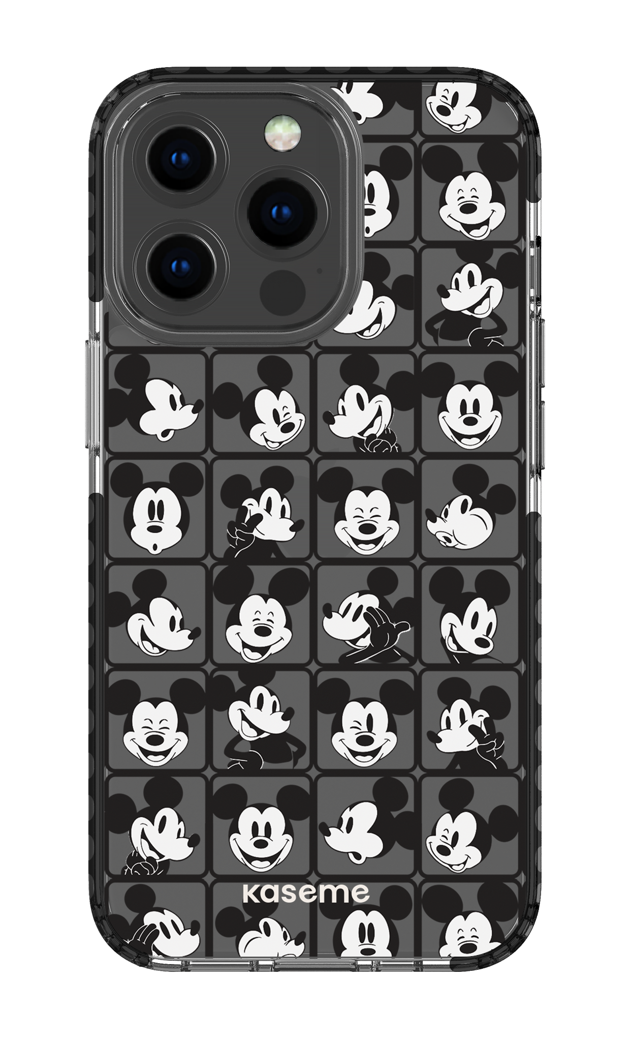 Whimsy Clear Case - iPhone 13 Pro Clear Case - Black