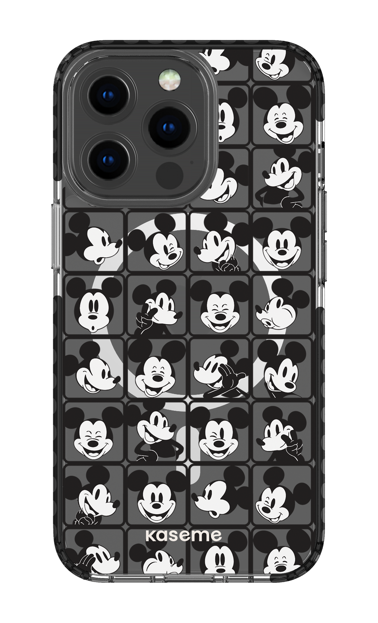 Whimsy Clear Case - iPhone 13 Pro Clear Case Magsafe - Black