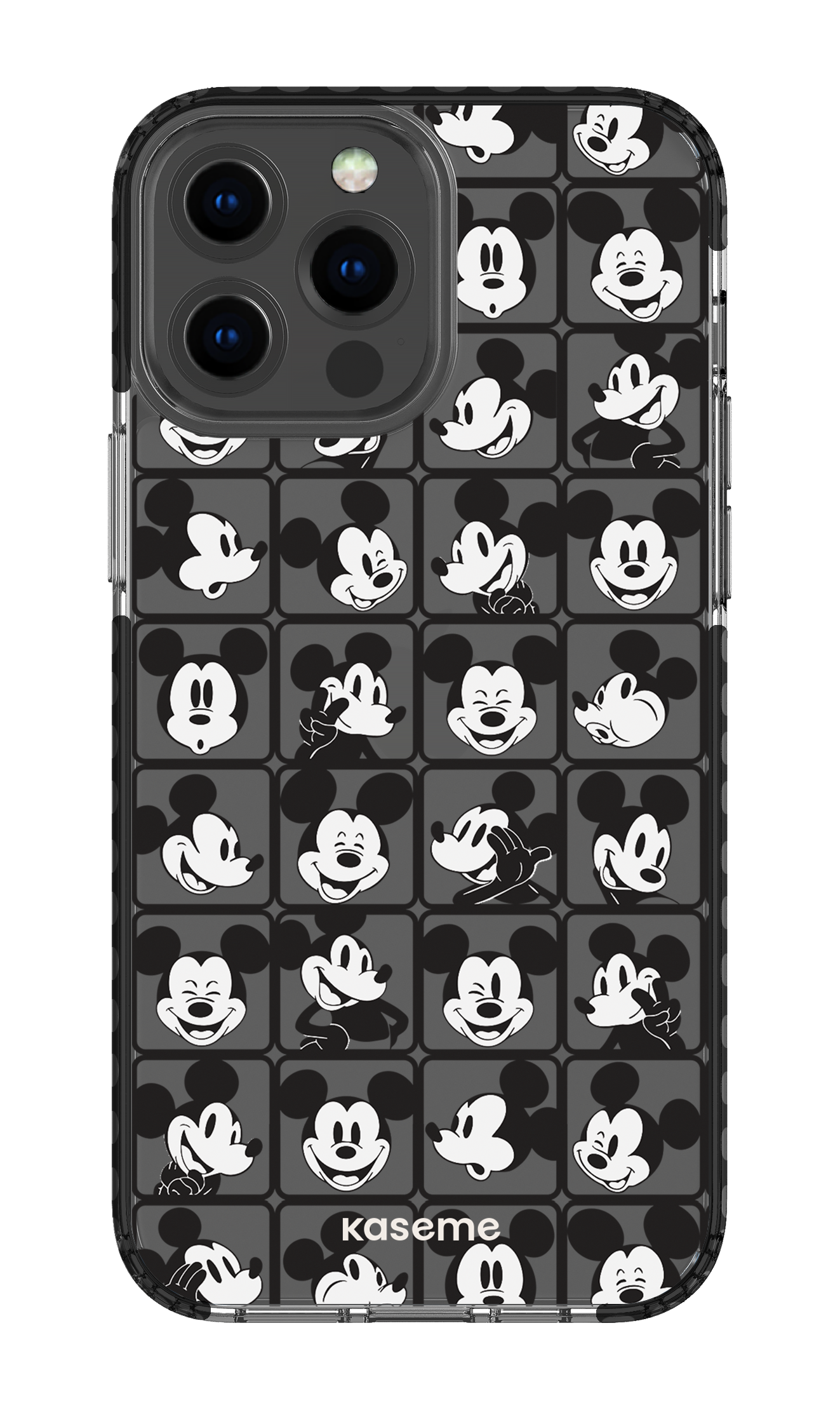 Whimsy Clear Case - iPhone 13 Pro Max Clear Case - Black