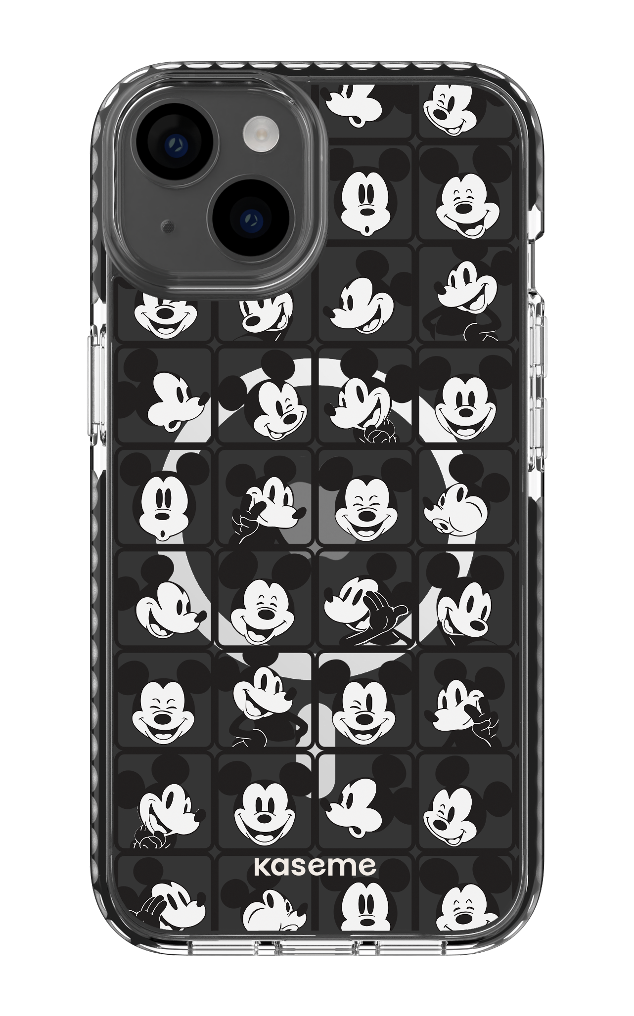 Whimsy Clear Case - iPhone 14 Clear Case Magsafe - Black