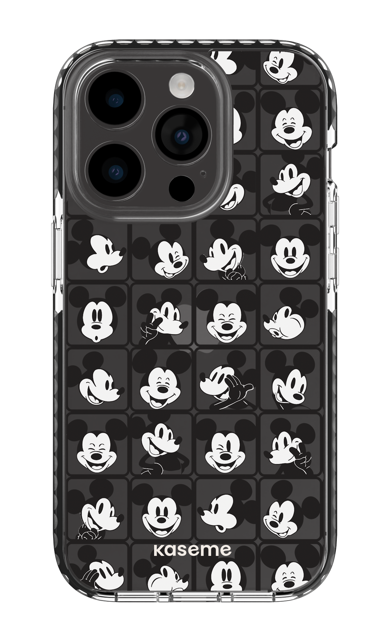 Whimsy Clear Case - iPhone 14 Pro Clear Case - Black
