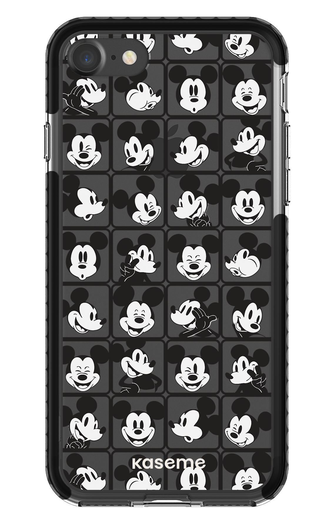 Whimsy Clear Case - iPhone 7 Clear Case - Black