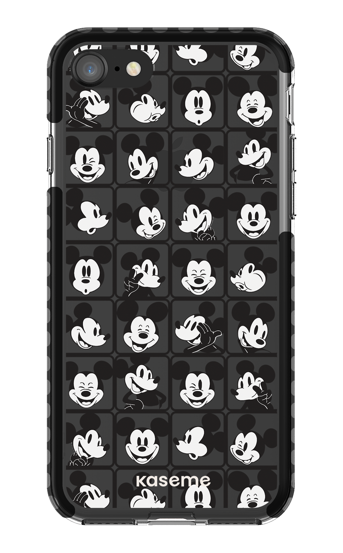 Whimsy Clear Case - iPhone 8 Clear Case - Black