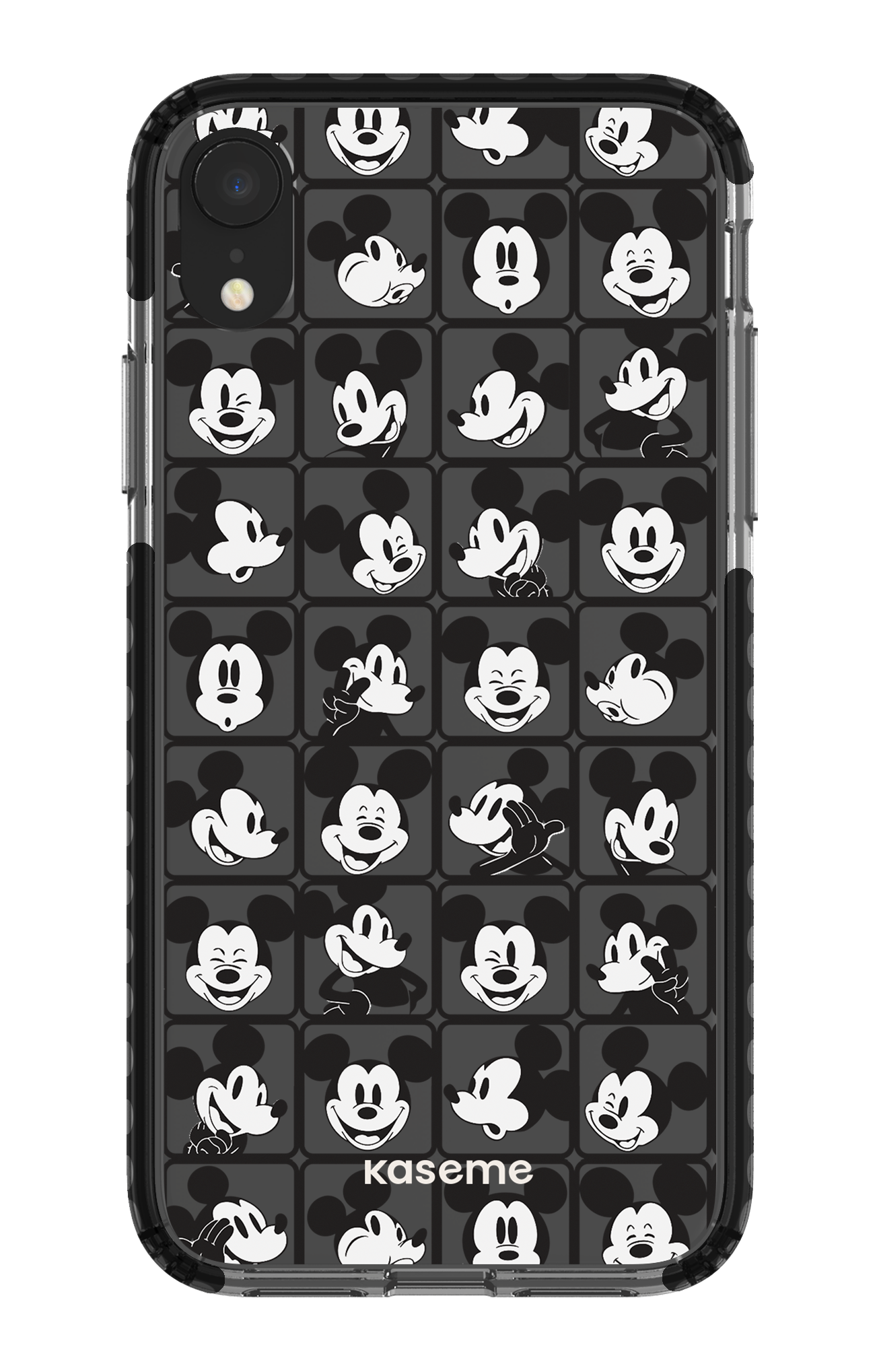 Whimsy Clear Case - iPhone XR Clear Case - Black