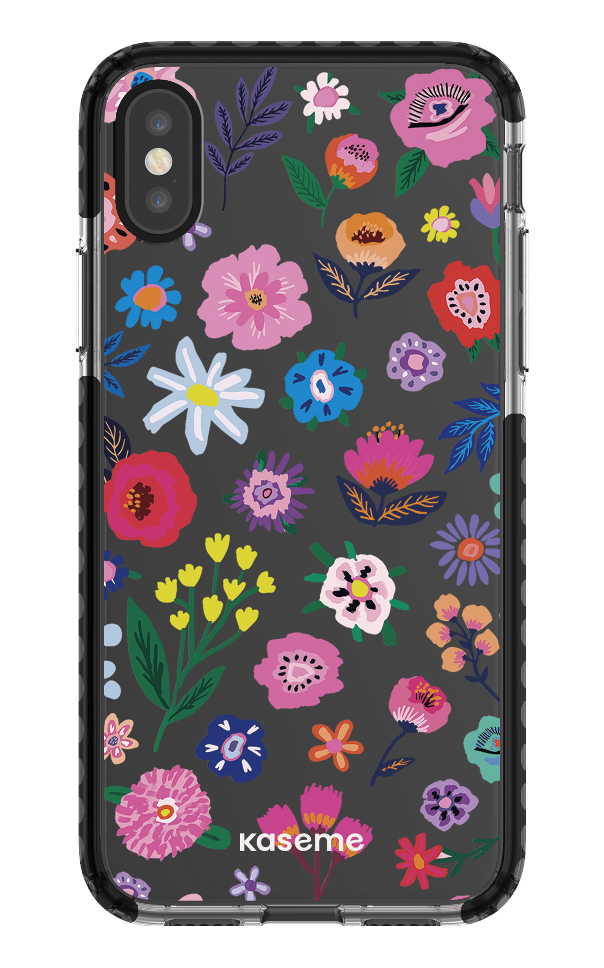 iPhone X/Xs Clear Case - Black Aura Clear Case -