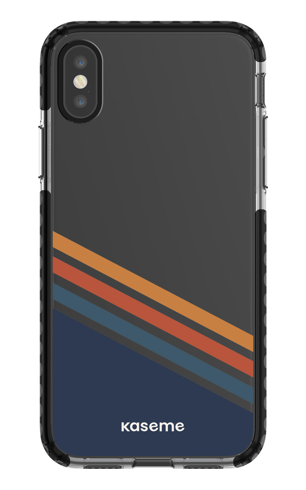 iPhone X/Xs Clear Case - Black Bitter Clear Case -