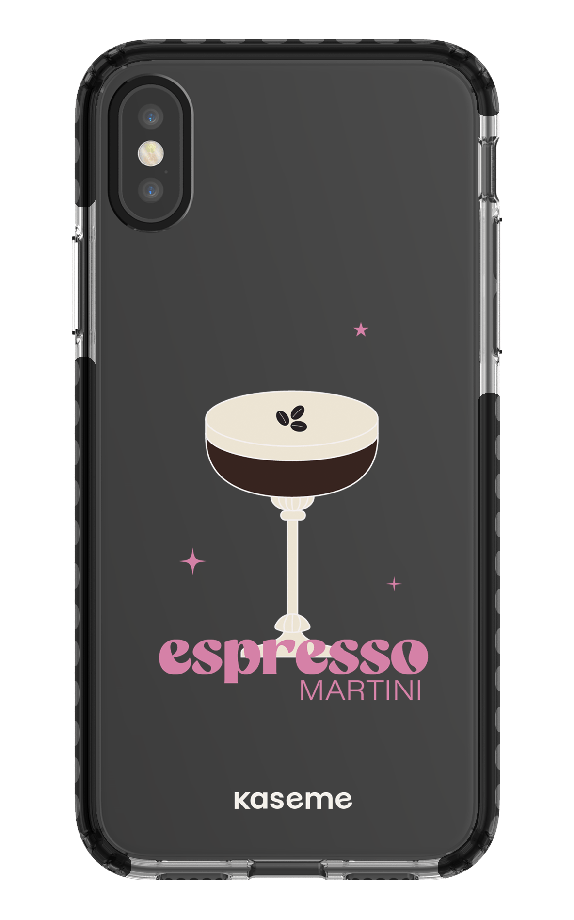 iPhone X/Xs Clear Case - Black Hold My Tiny Clear Case -