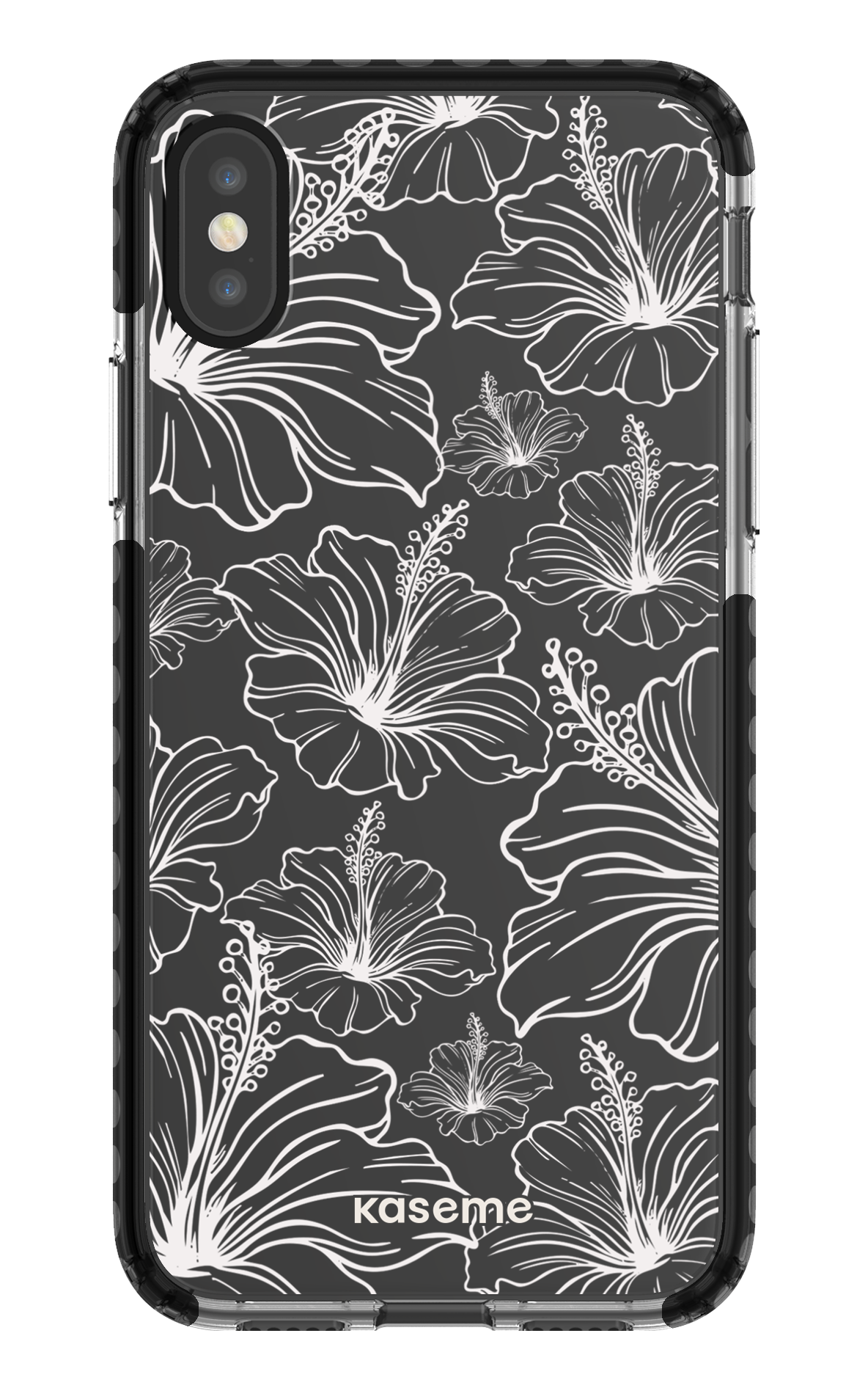iPhone X/Xs Clear Case - Black Kahala Clear Case -