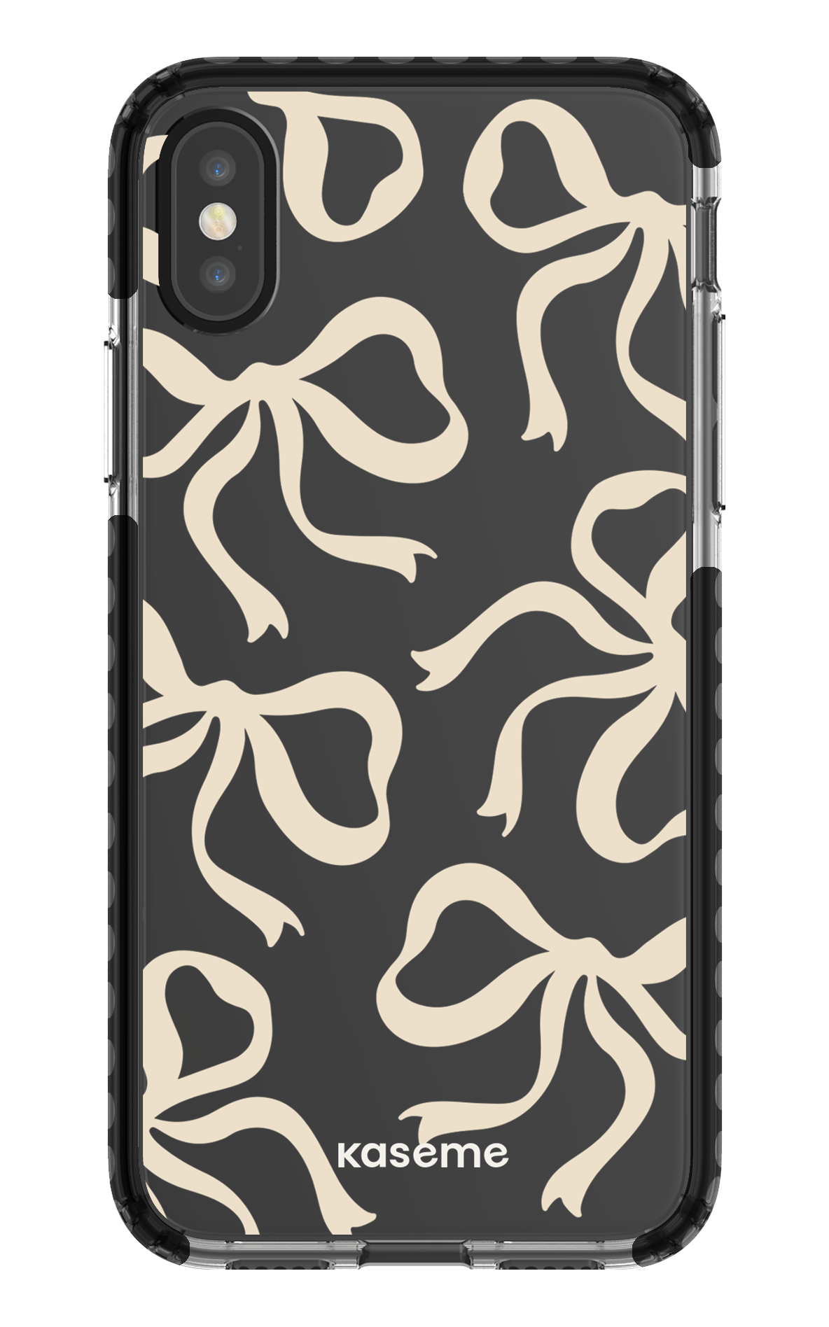 iPhone X/Xs Clear Case - Black Lace Clear Case -