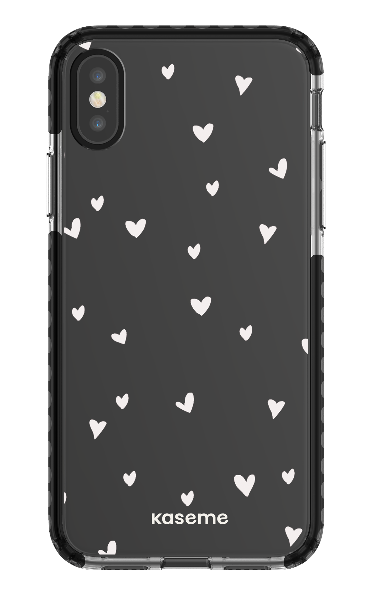 iPhone X/Xs Clear Case - Black Lovely Clear Case -