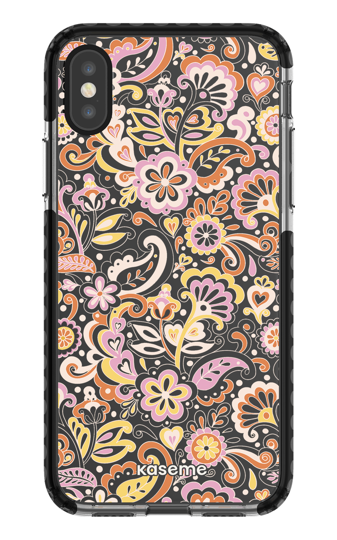 iPhone X/Xs Clear Case - Black Sunbathe Clear Case -