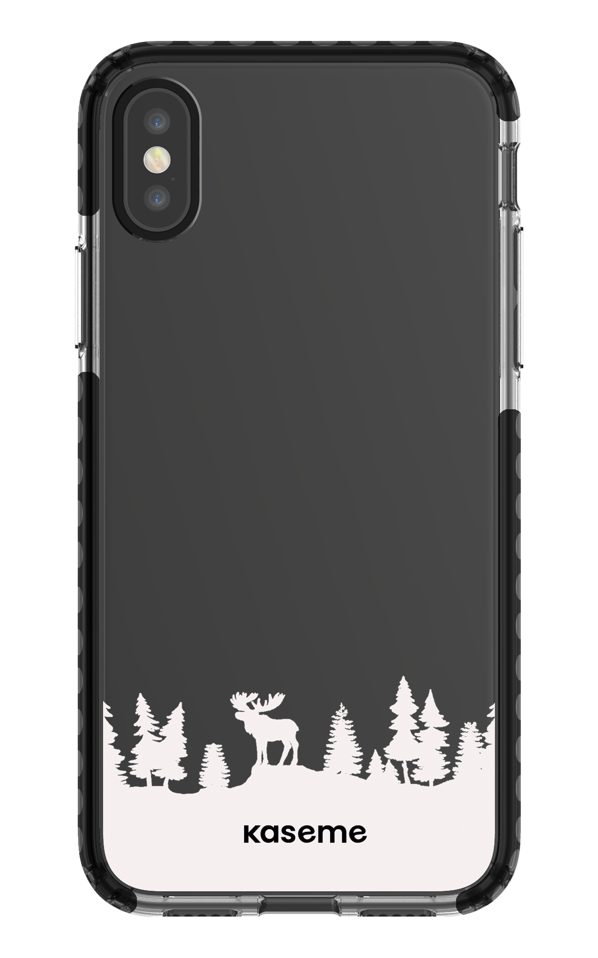 iPhone X/Xs Clear Case - Black The Moose Clear Case -