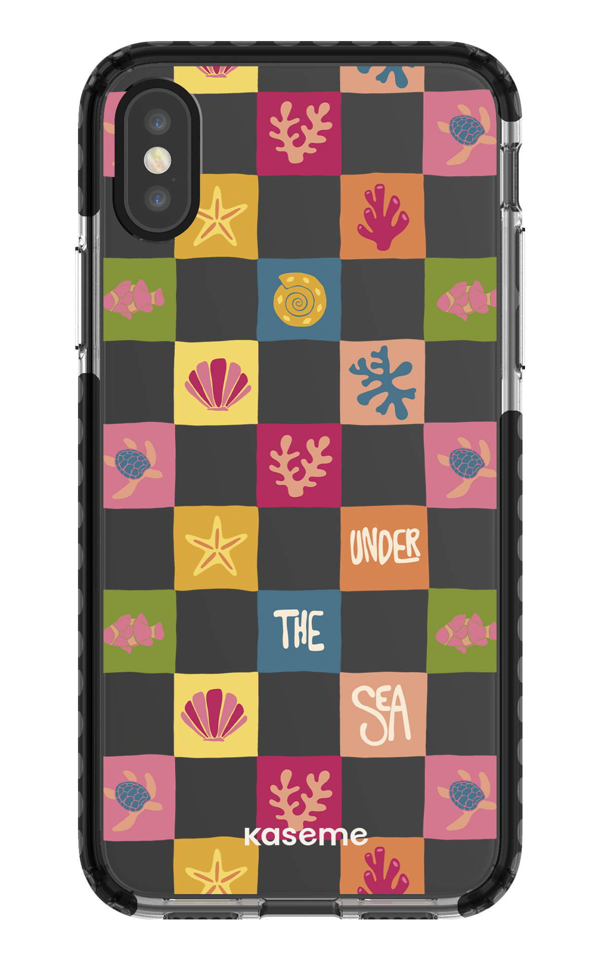 iPhone X/Xs Clear Case - Black Under the sea Clear Case -