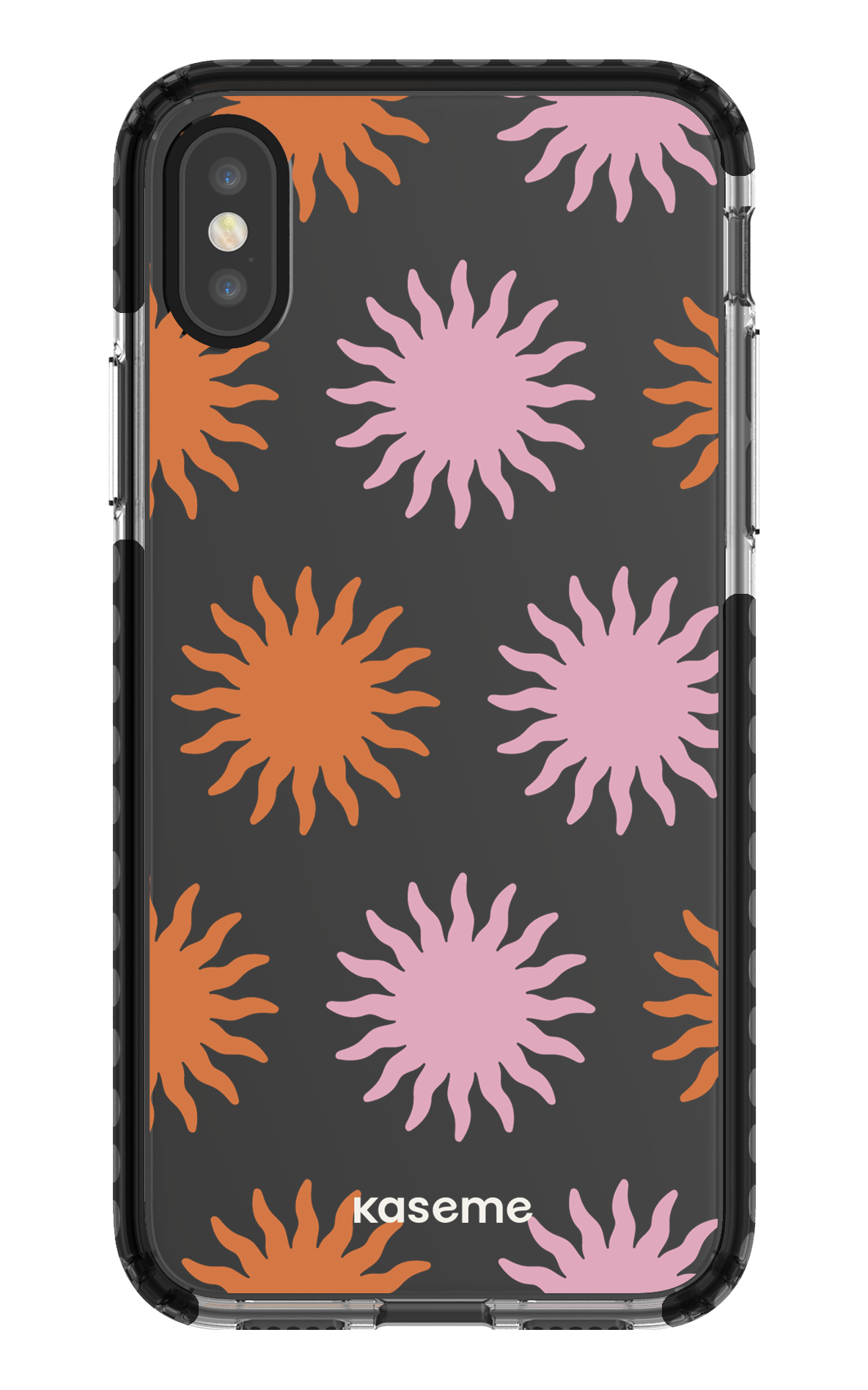 iPhone X/Xs Clear Case - Black Vitamin Sea Clear Case -