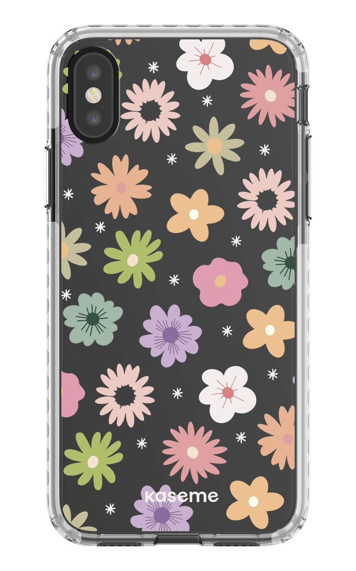 iPhone X/Xs Clear Case - White Adore small clear case -