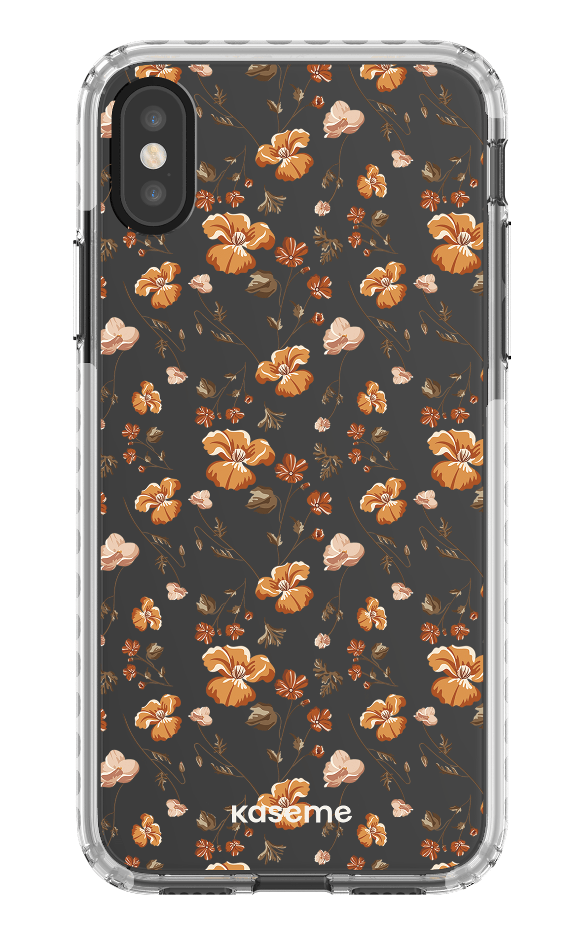 iPhone X/Xs Clear Case - White Beatrice Clear Case -