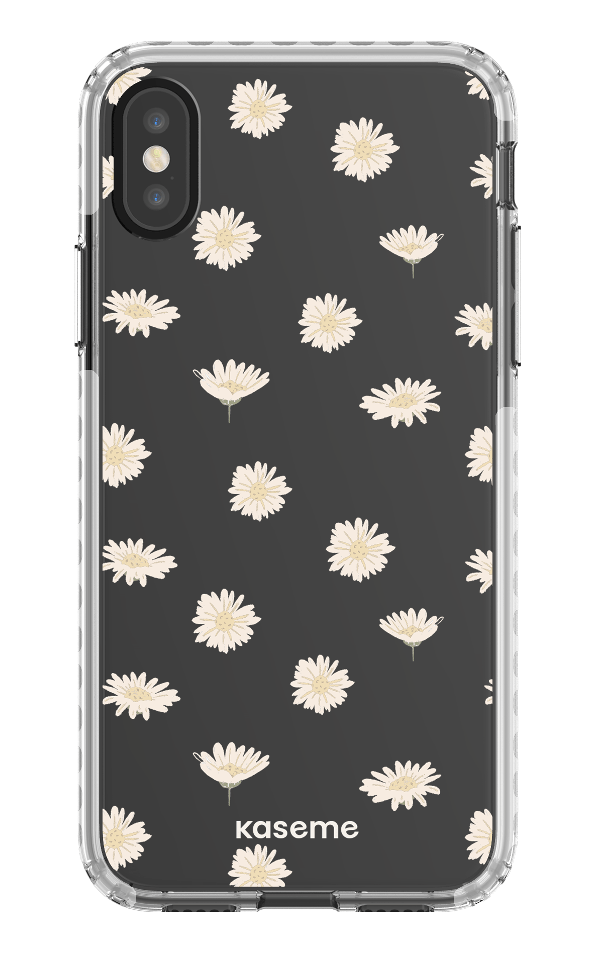 iPhone X/Xs Clear Case - White Bella Clear Case -