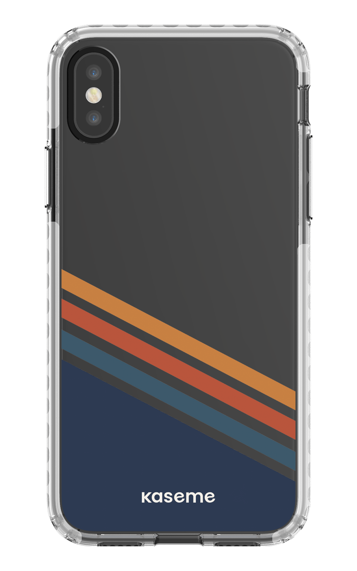 iPhone X/Xs Clear Case - White Bitter Clear Case -