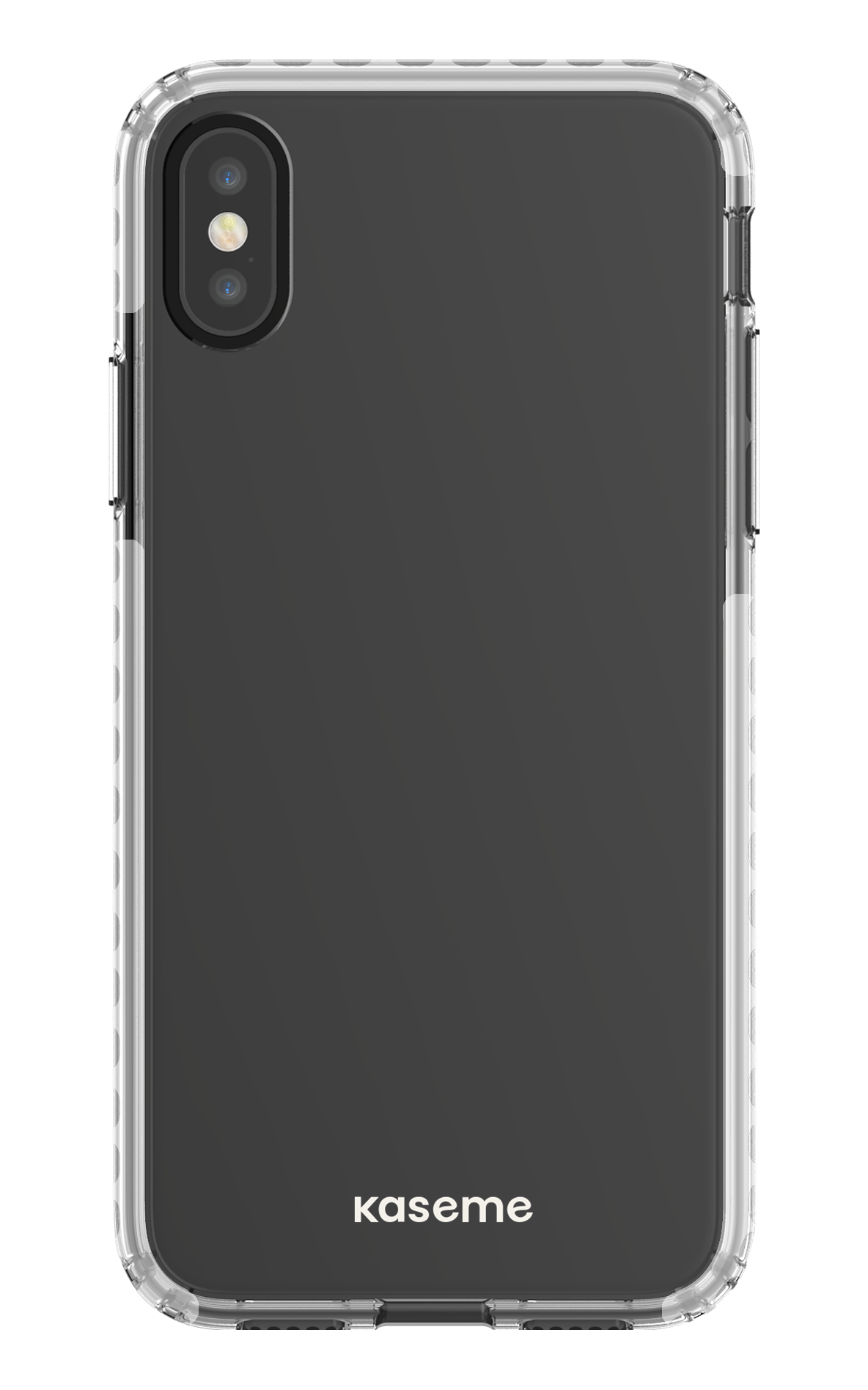 iPhone X/Xs Clear Case - White Classic Clear Case -