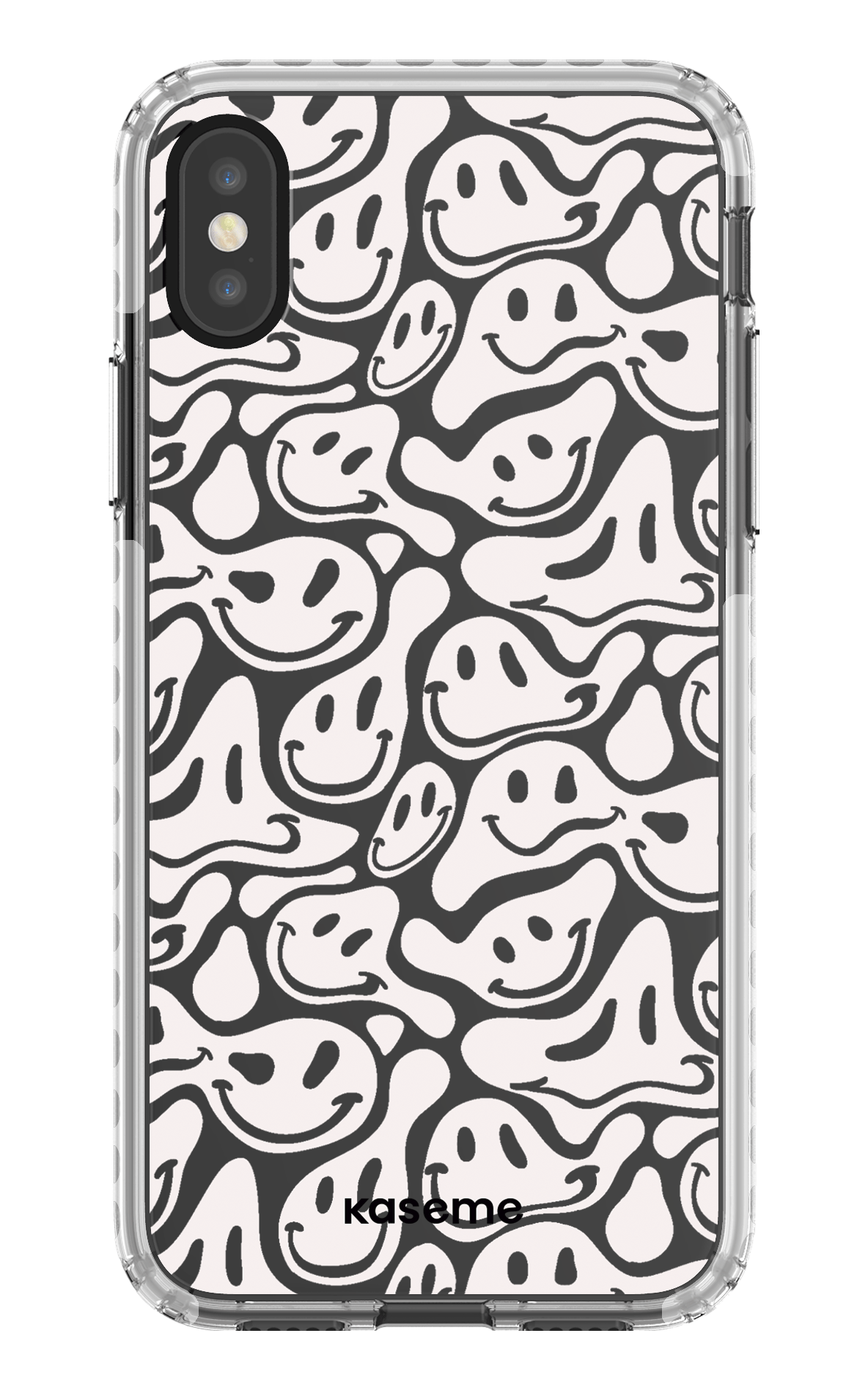 iPhone X/Xs Clear Case - White Dystopia Clear Case -