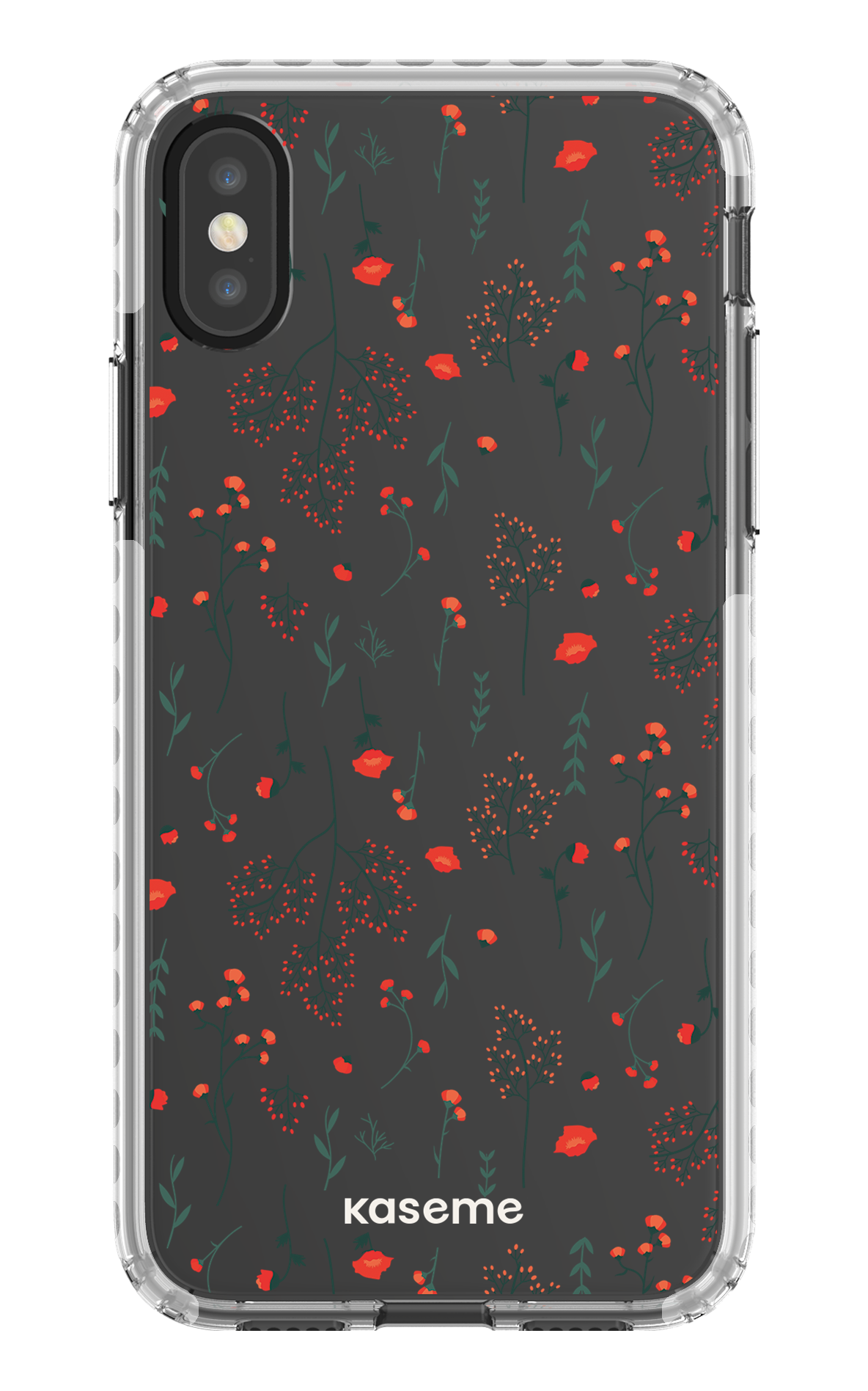 iPhone X/Xs Clear Case - White Evelyn Clear Case -