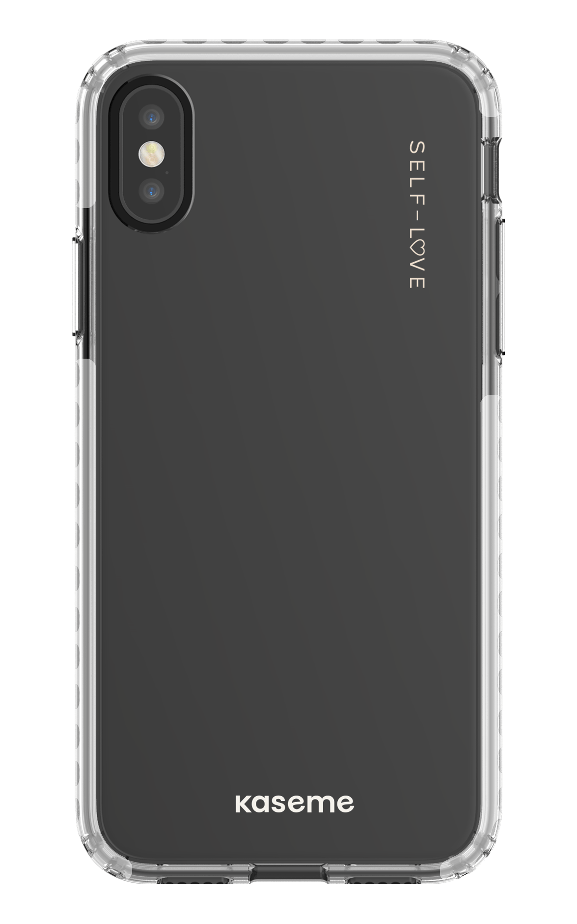 iPhone X/Xs Clear Case - White Forevermore Clear Case -