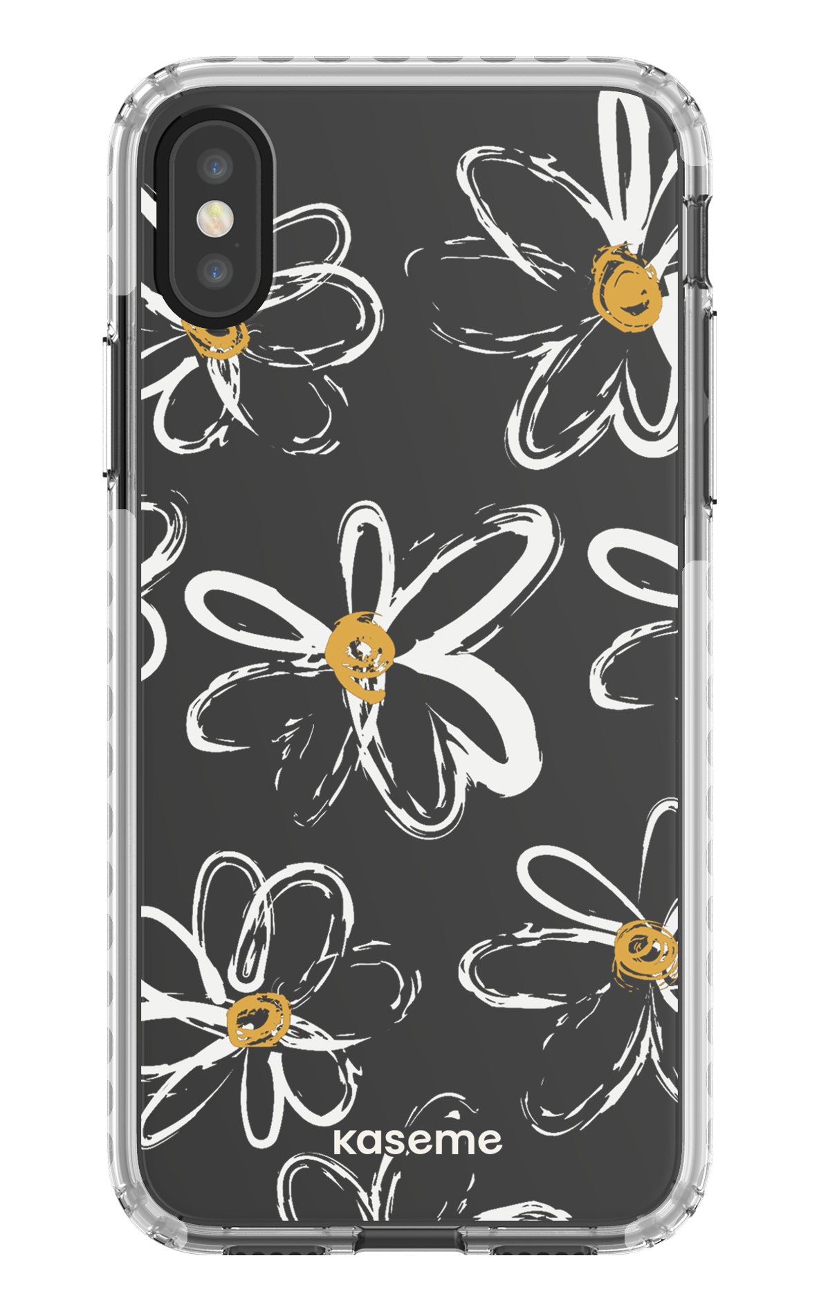 iPhone X/Xs Clear Case - White Give me flowers Clear Case -