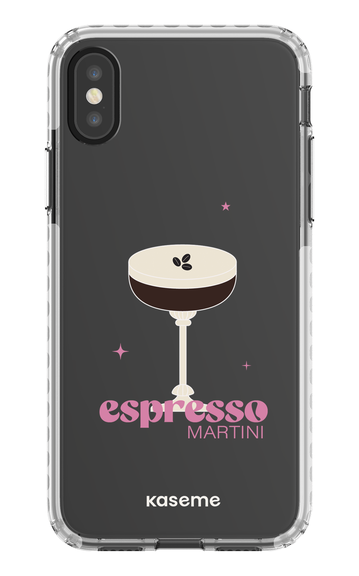 iPhone X/Xs Clear Case - White Hold My Tiny Clear Case -