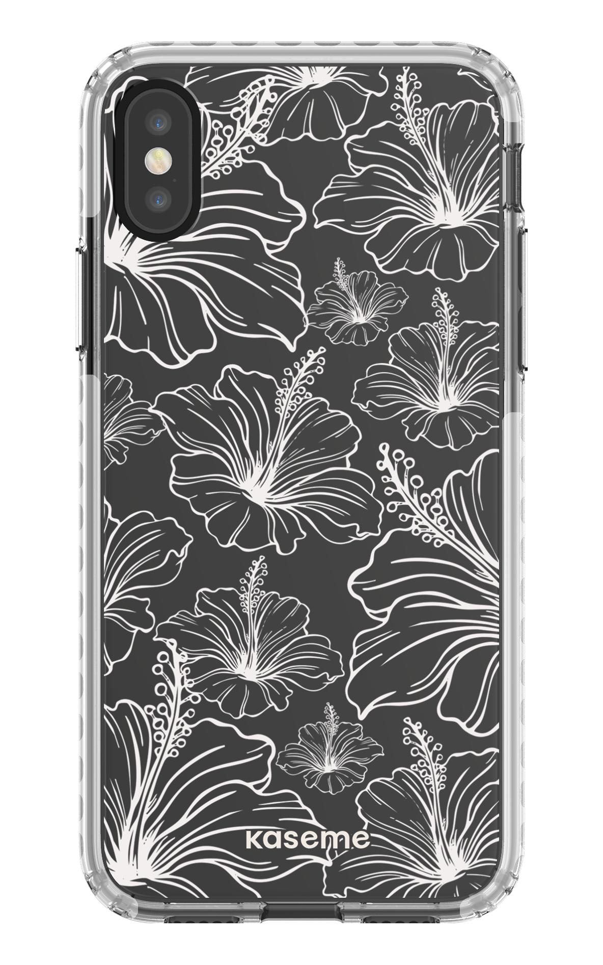 iPhone X/Xs Clear Case - White Kahala Clear Case -