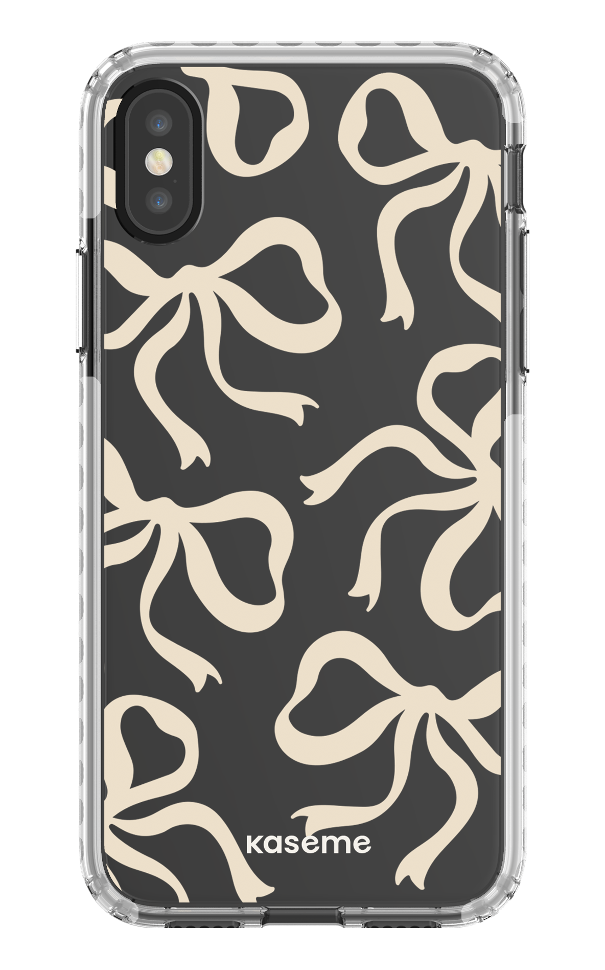 iPhone X/Xs Clear Case - White Lace Clear Case -