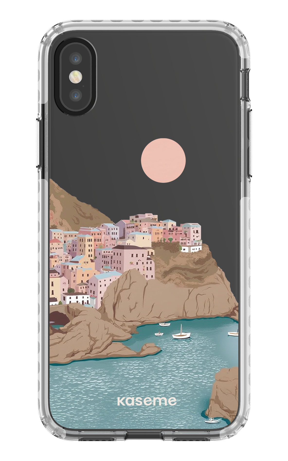 iPhone X/Xs Clear Case - White Mediterrana Clear Case -