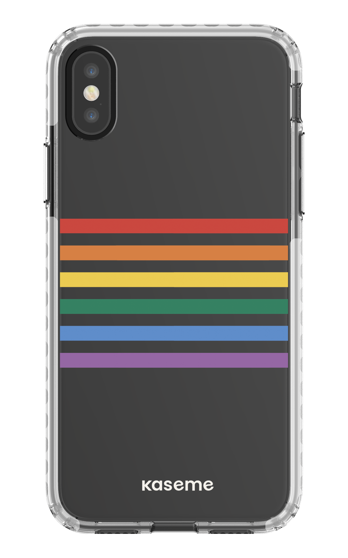 iPhone X/Xs Clear Case - White Out and proud clear case -