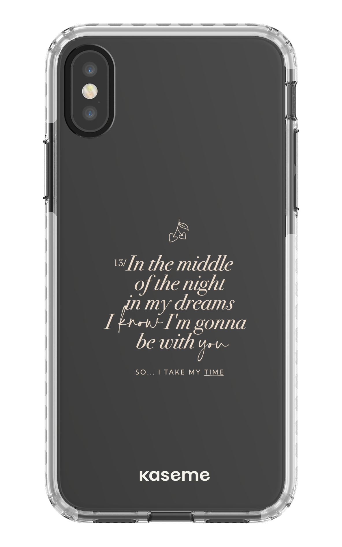 iPhone X/Xs Clear Case - White Ready For It Clear Case -