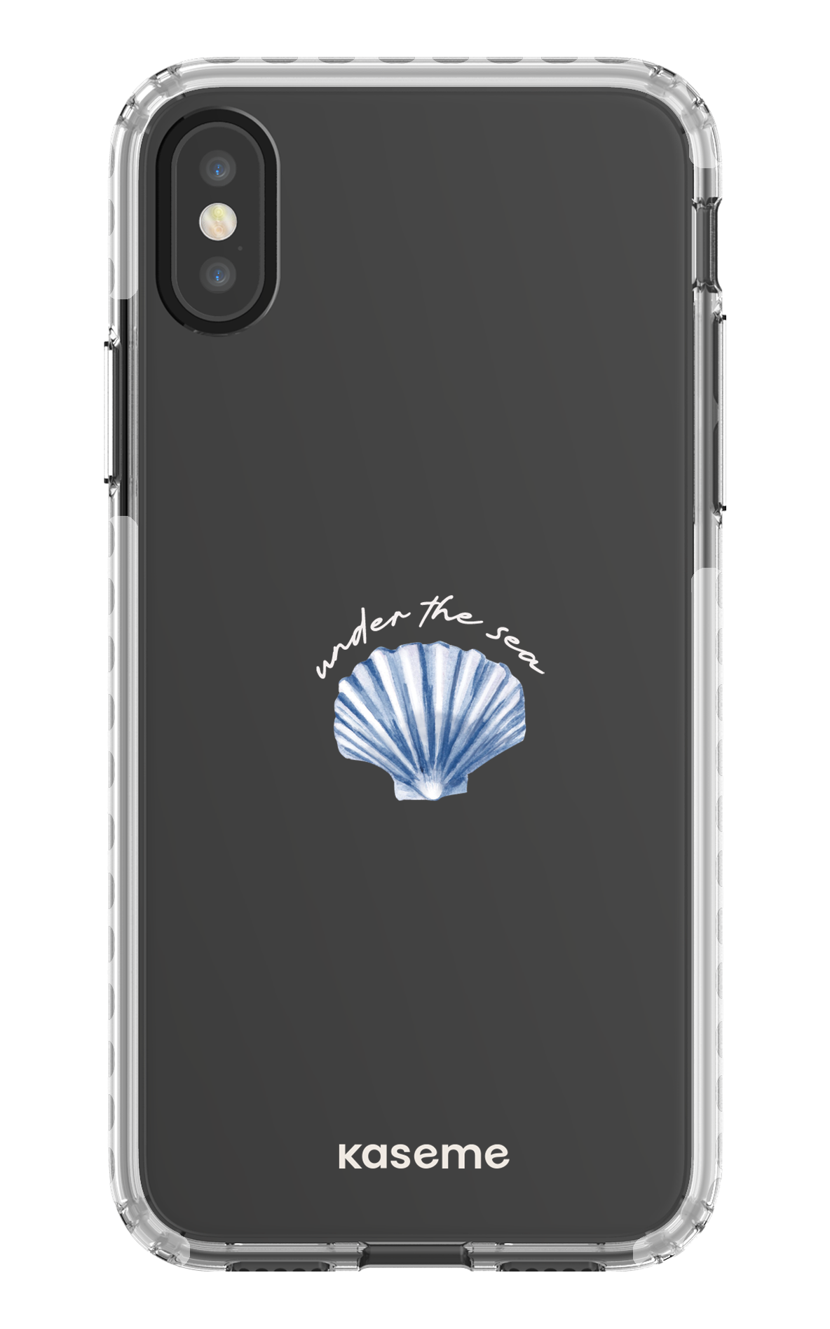 iPhone X/Xs Clear Case - White Sealia Clear Case -