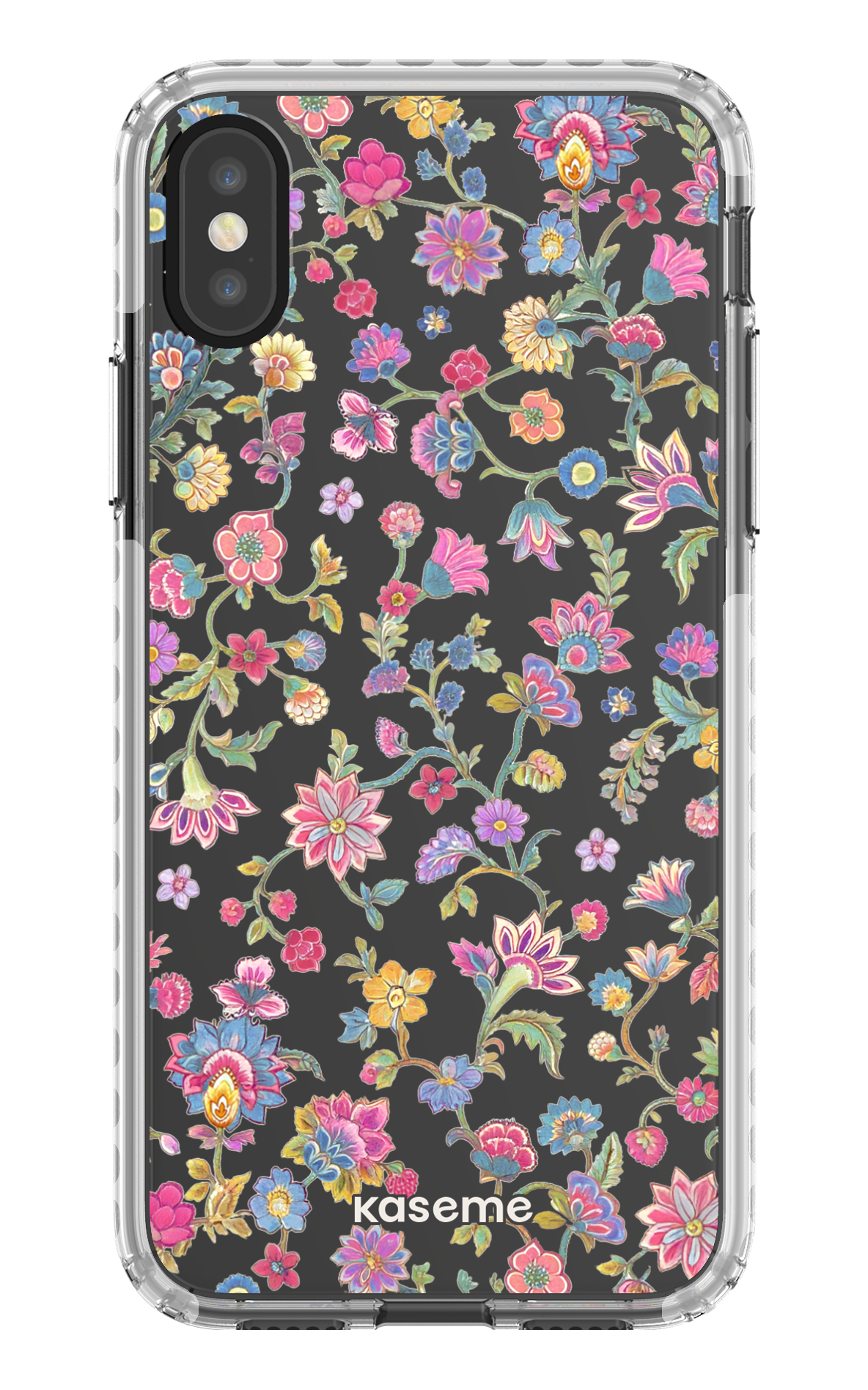 iPhone X/Xs Clear Case - White Secret Garden Clear Case -