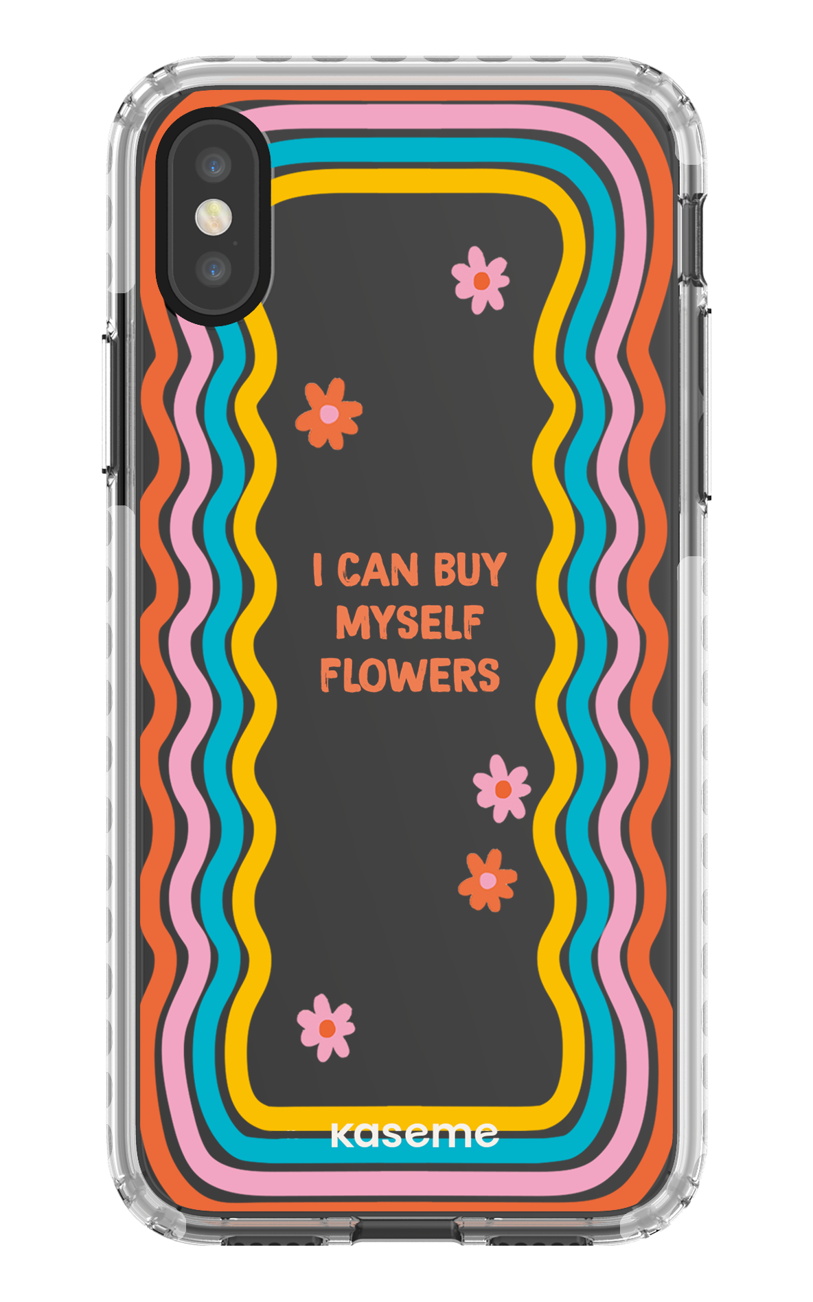 iPhone X/Xs Clear Case - White She Can Clear Case -
