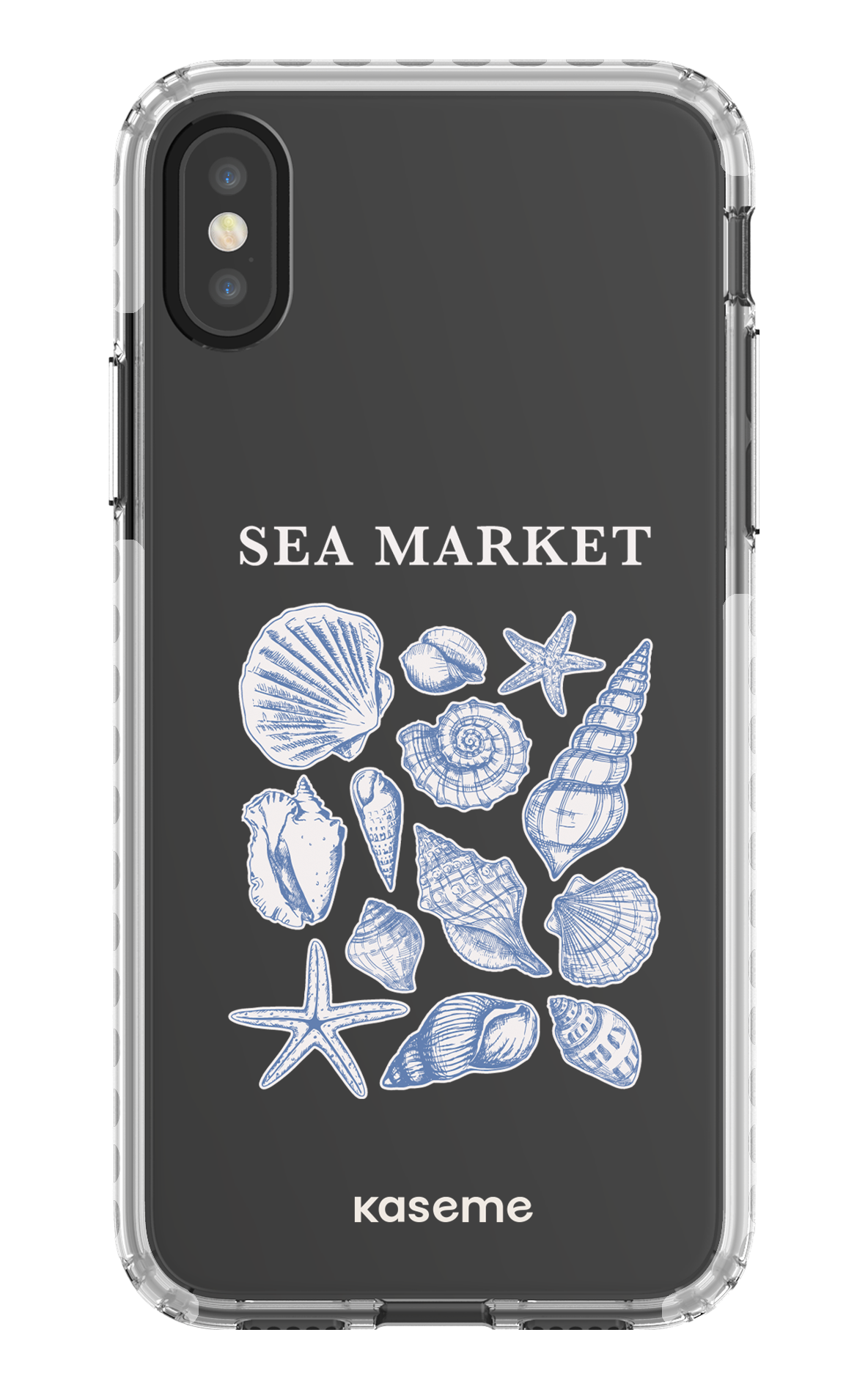 iPhone X/Xs Clear Case - White Souvenir Clear Case -