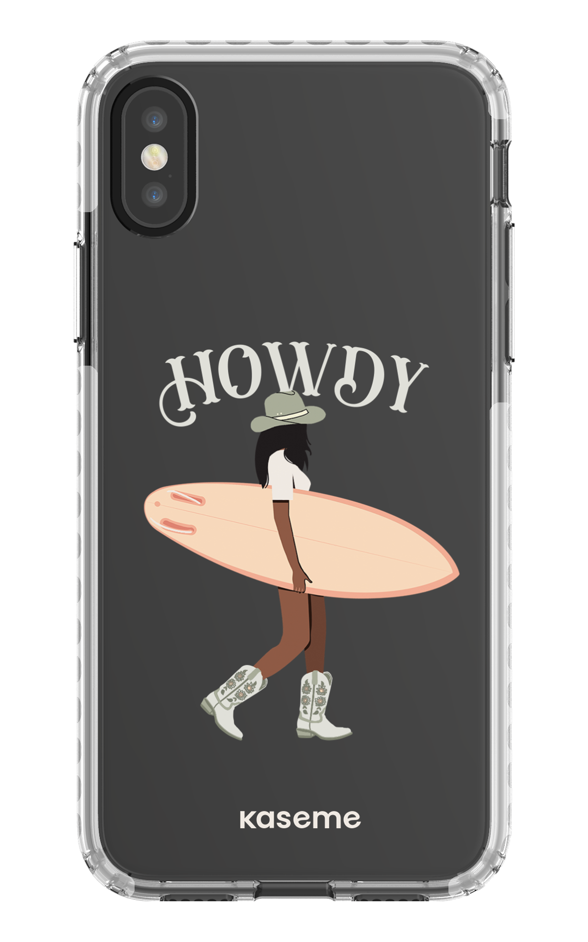 iPhone X/Xs Clear Case - White Westsea Green Clear Case -