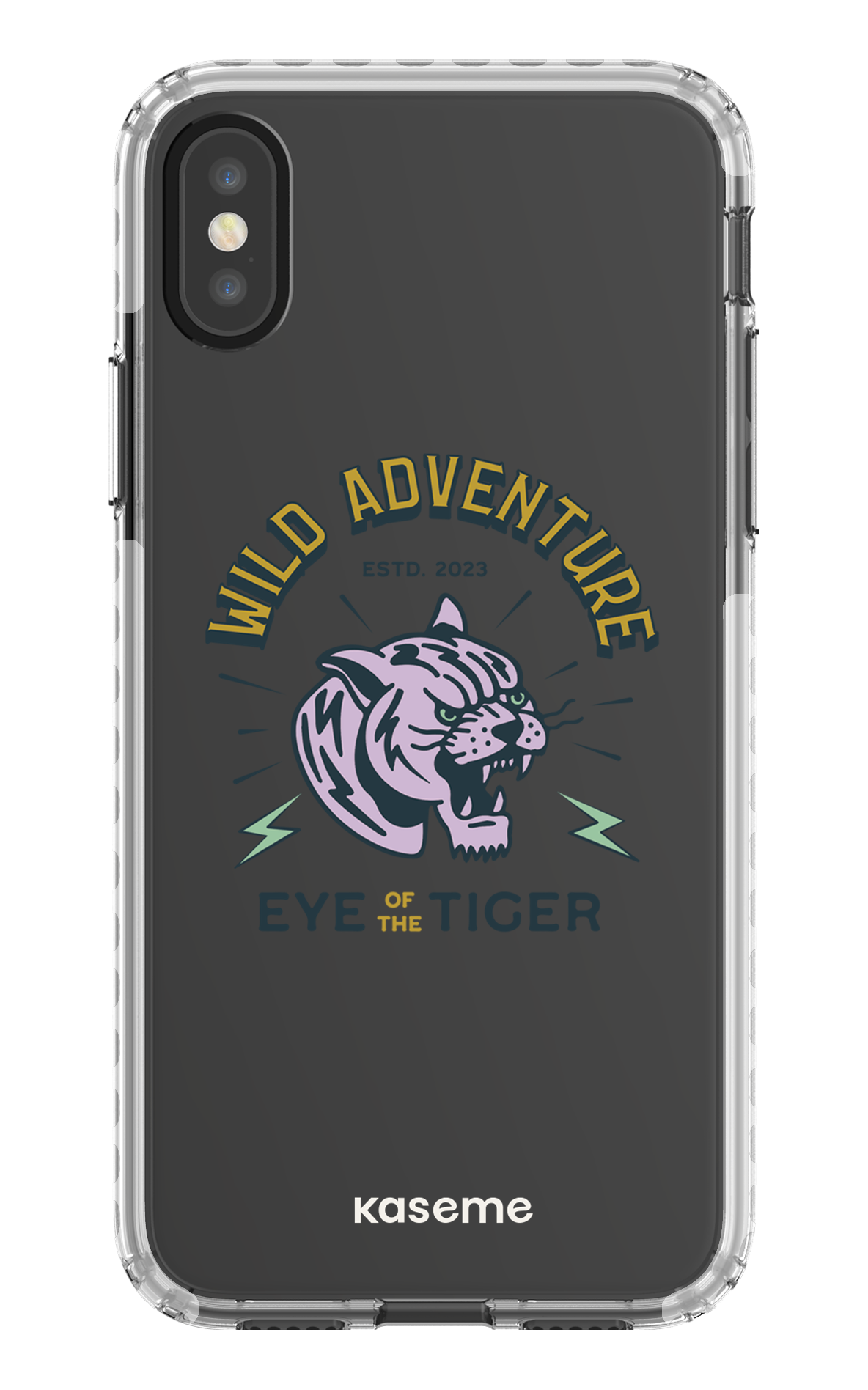 iPhone X/Xs Clear Case - White Wildcats clear case -