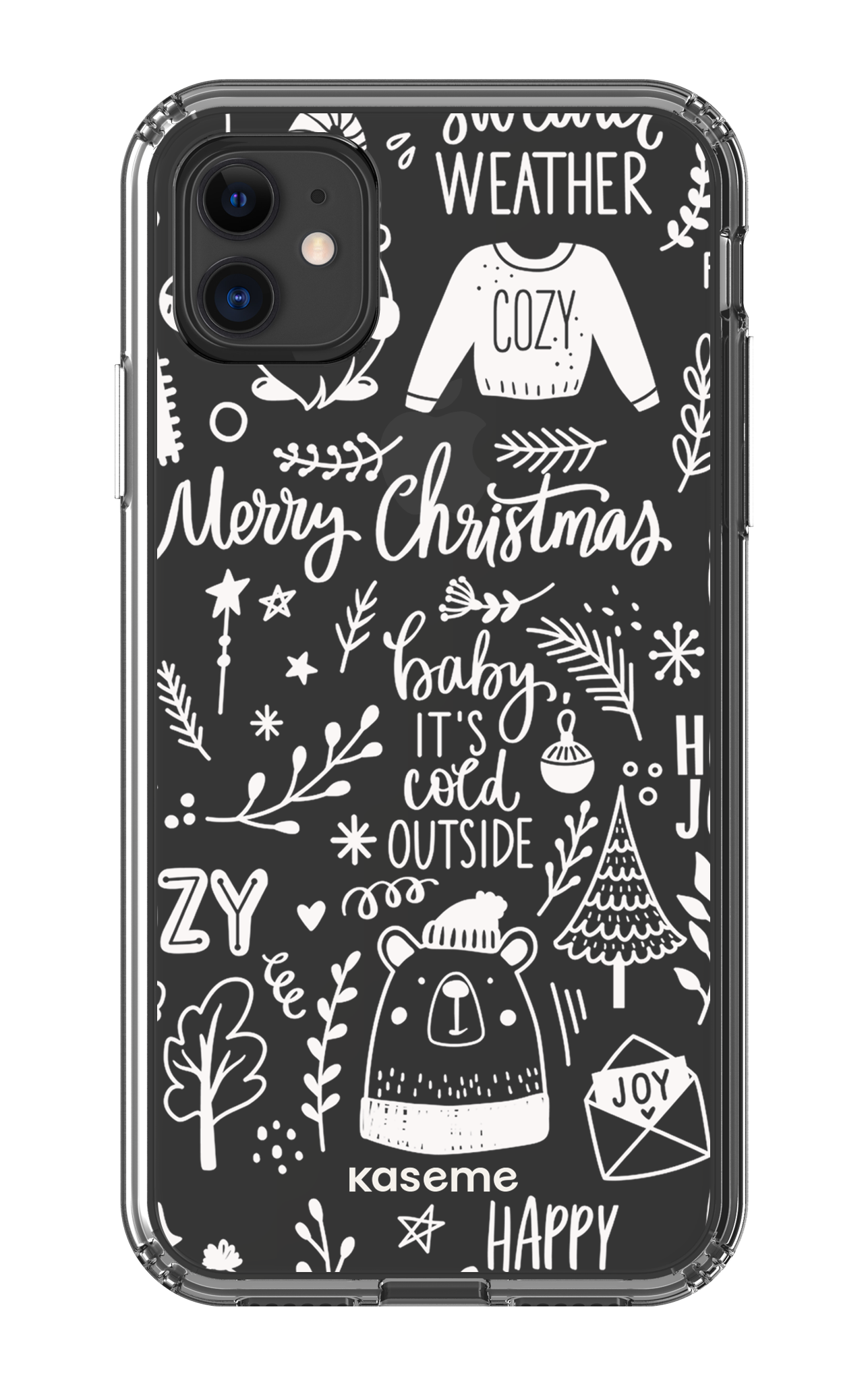 iPhone 11 Clear Case Cold Nights Clear Case -