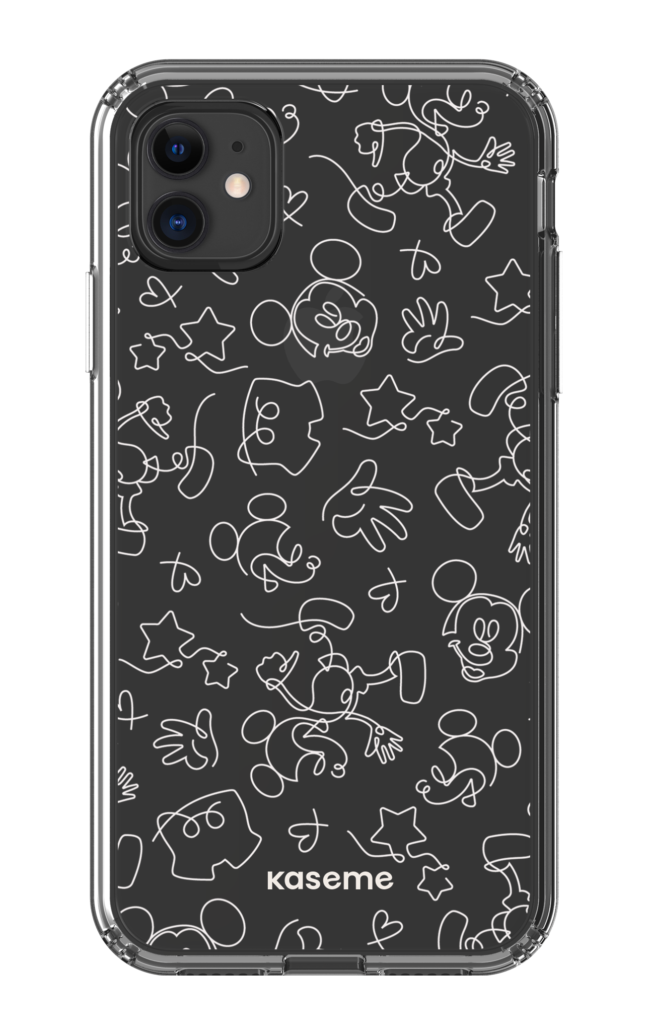 iPhone 11 Clear Case Doodle Clear Case -