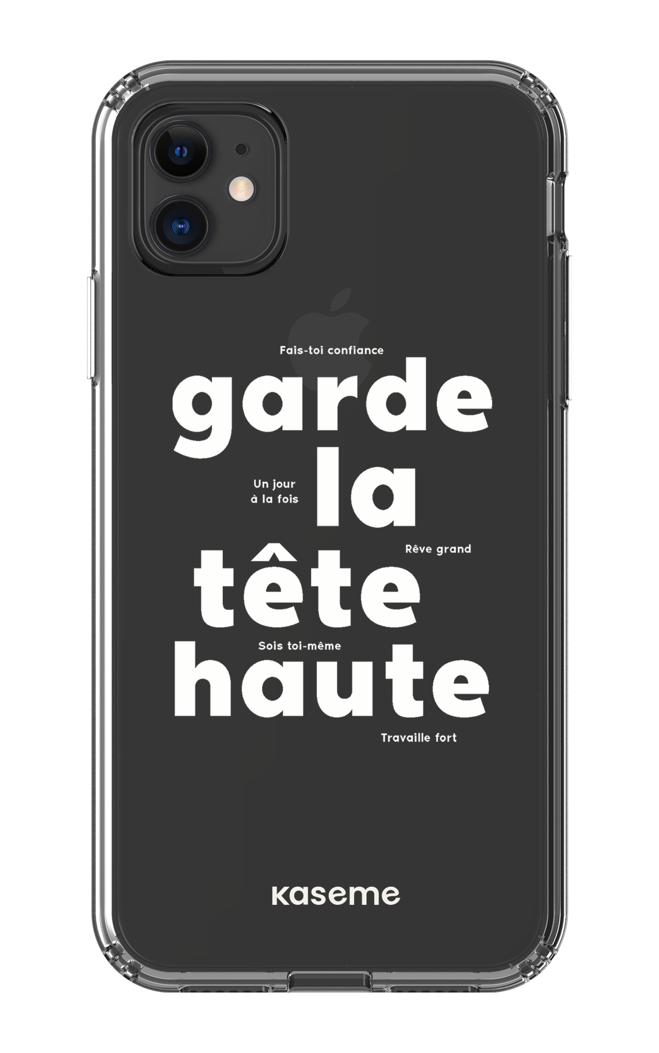 iPhone 11 Clear Case État d'esprit Clear Case -