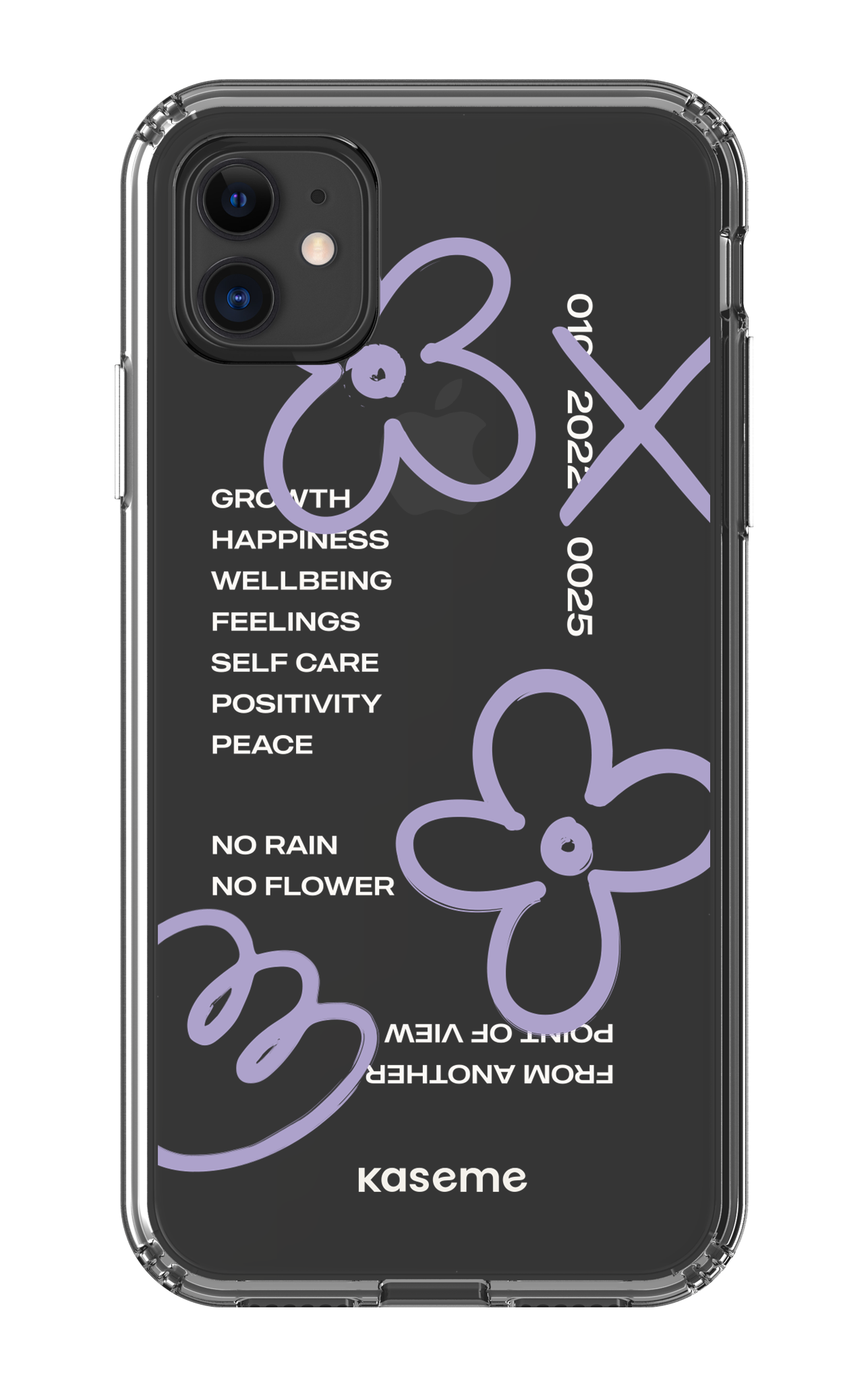 iPhone 11 Clear Case Feelings purple Clear Case -
