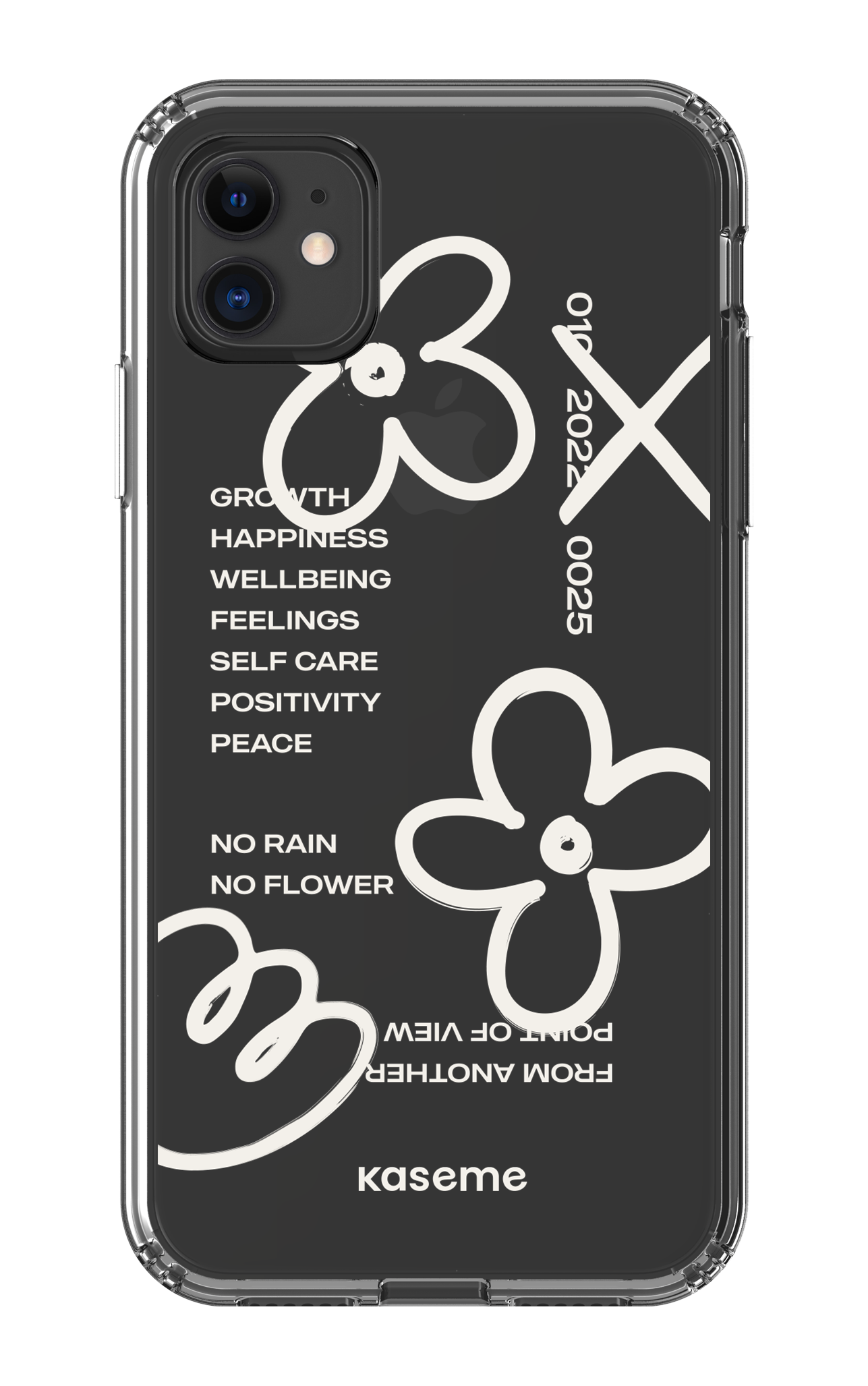 iPhone 11 Clear Case Feelings white Clear Case -