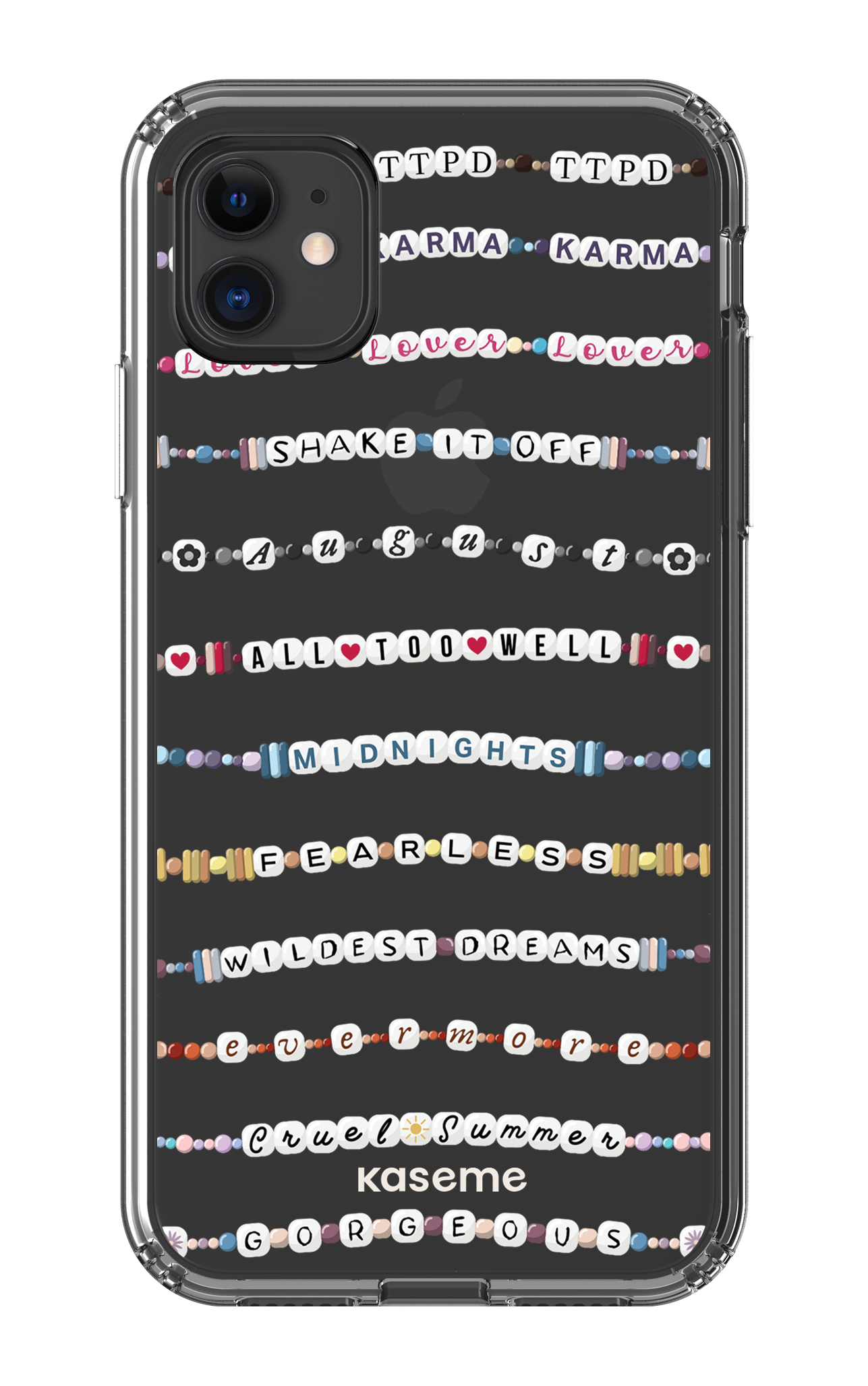 iPhone 11 Clear Case Love Story Clear Case -