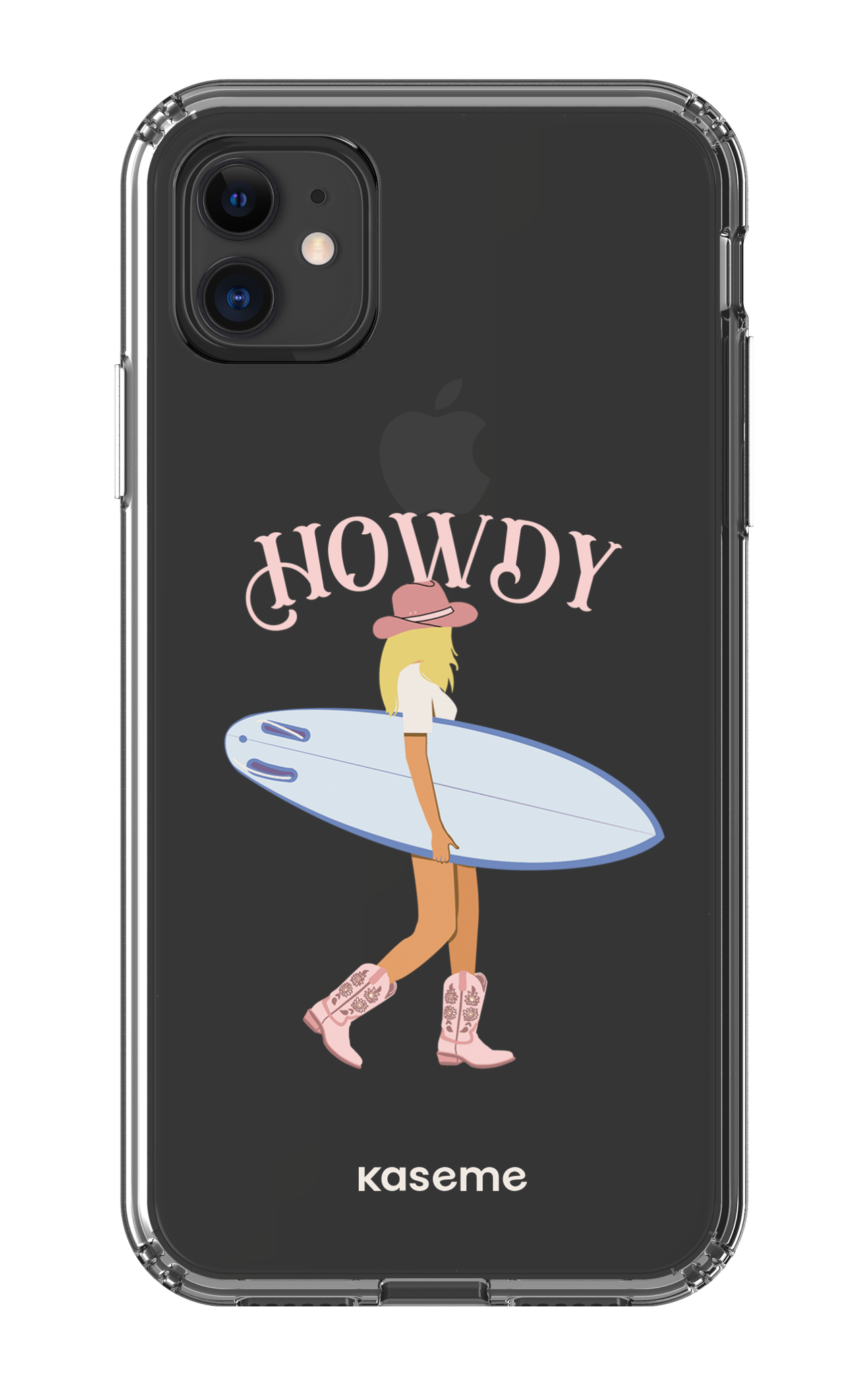 iPhone 11 Clear Case Westsea Pink Clear Case -