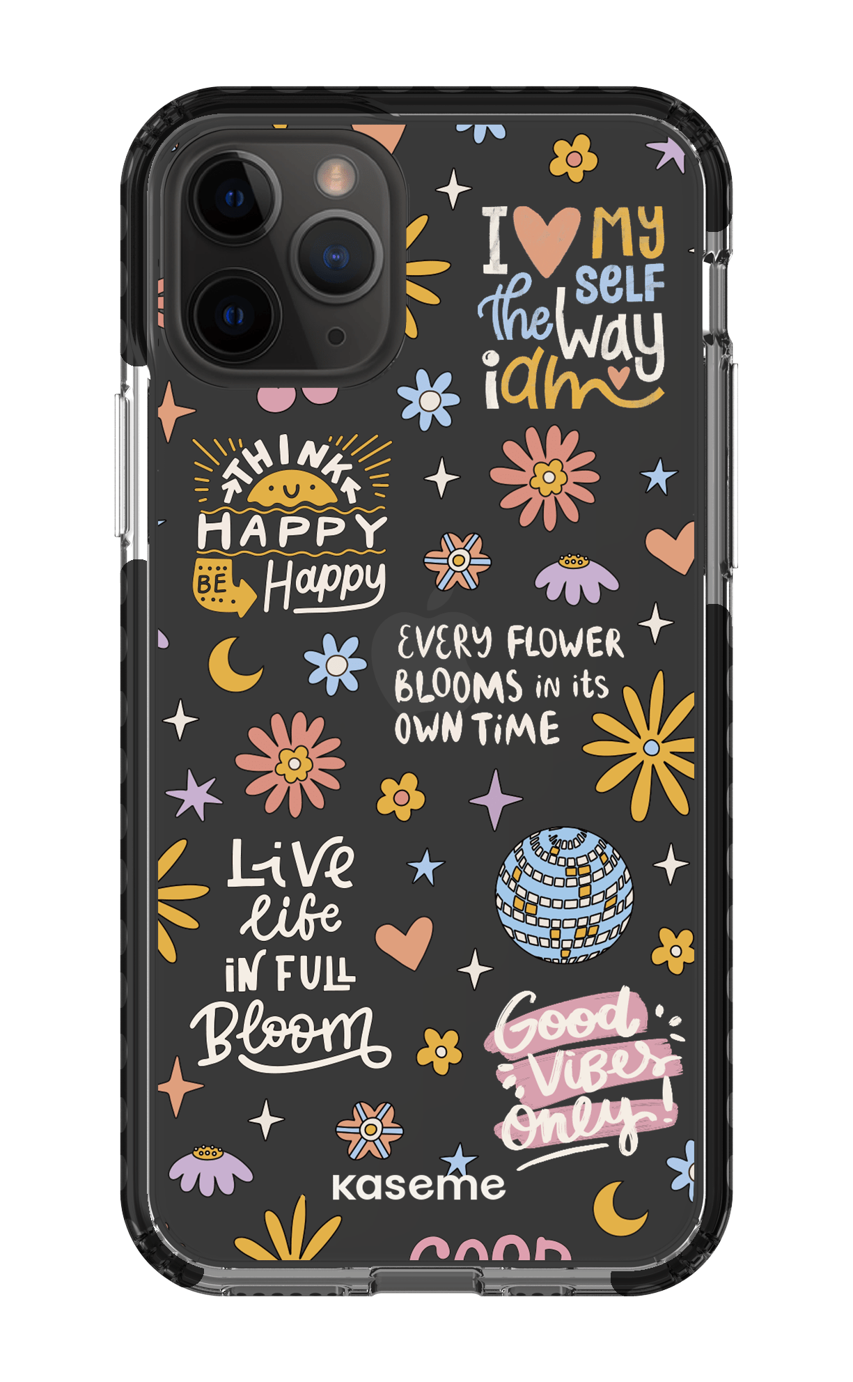 iPhone 11 Pro Clear Case - Black Candid clear case -